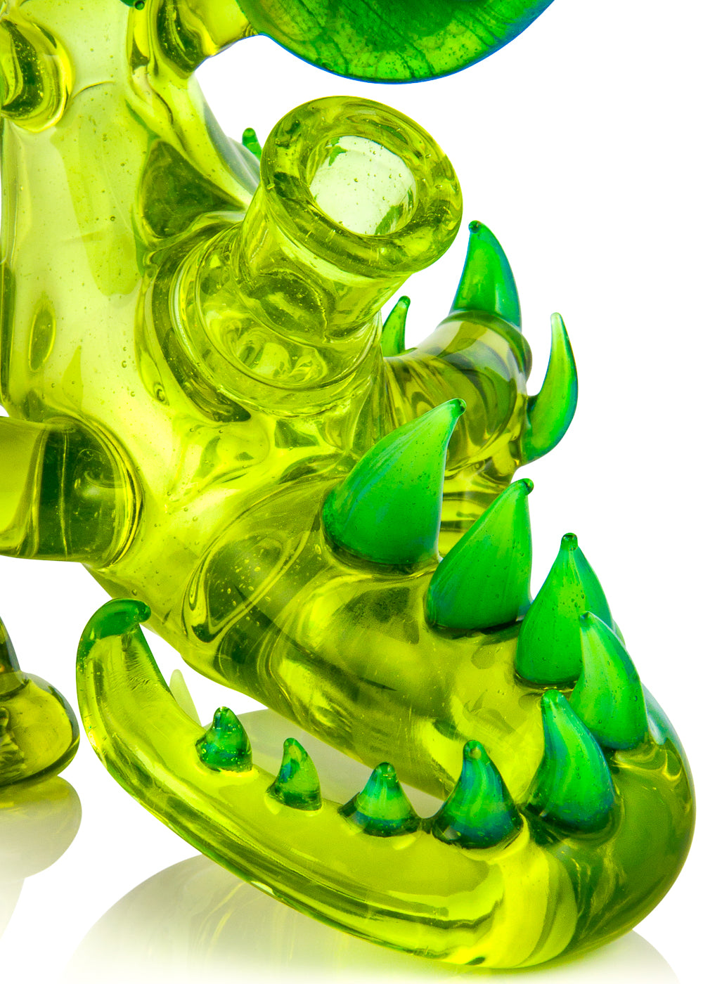 UV Reactive Half Life and Slyme Vapor Bubbler Dragon by Mike Luna