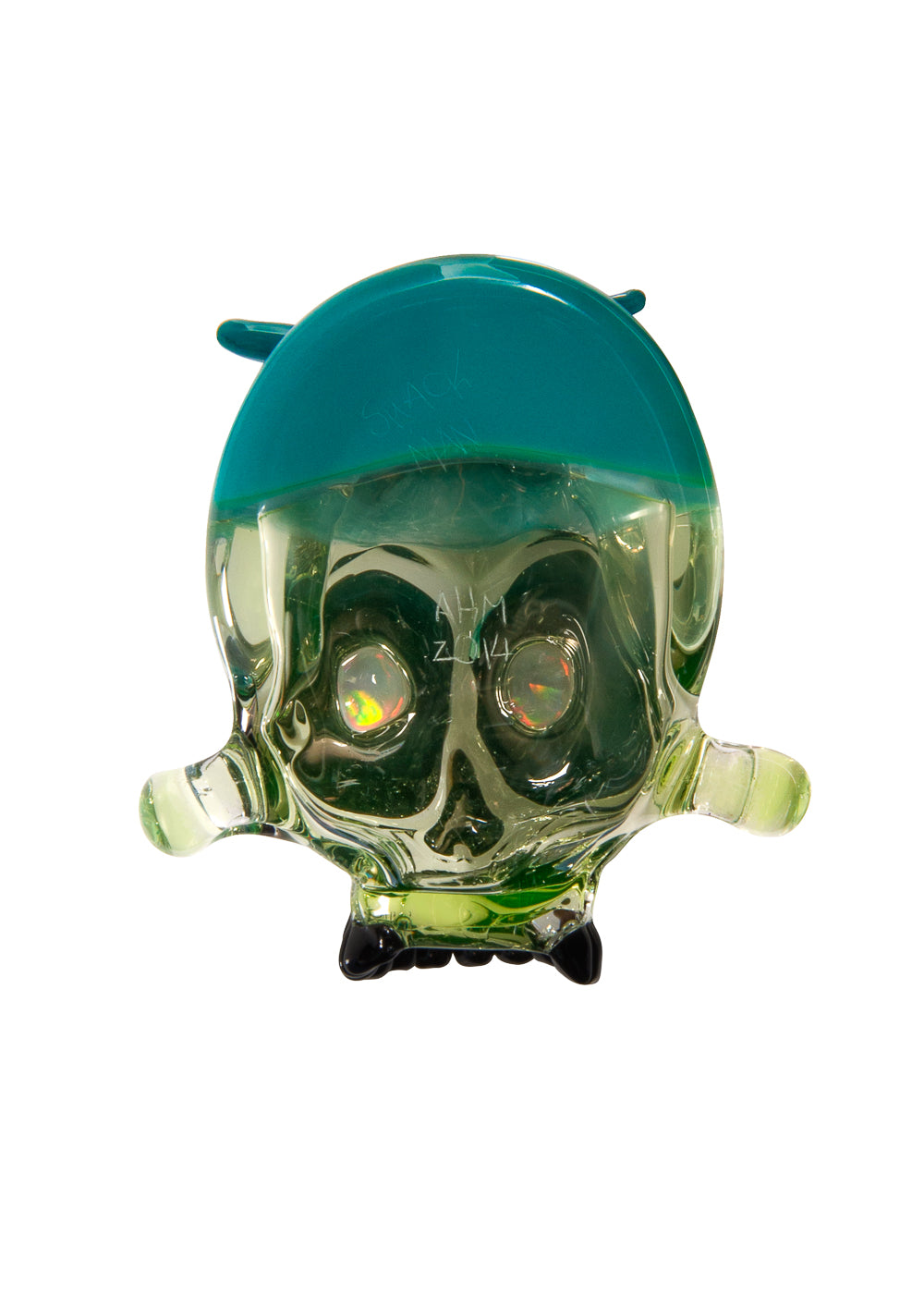 UV Reactive Owl Skull Pendant Collaboration by Shackman and AKM