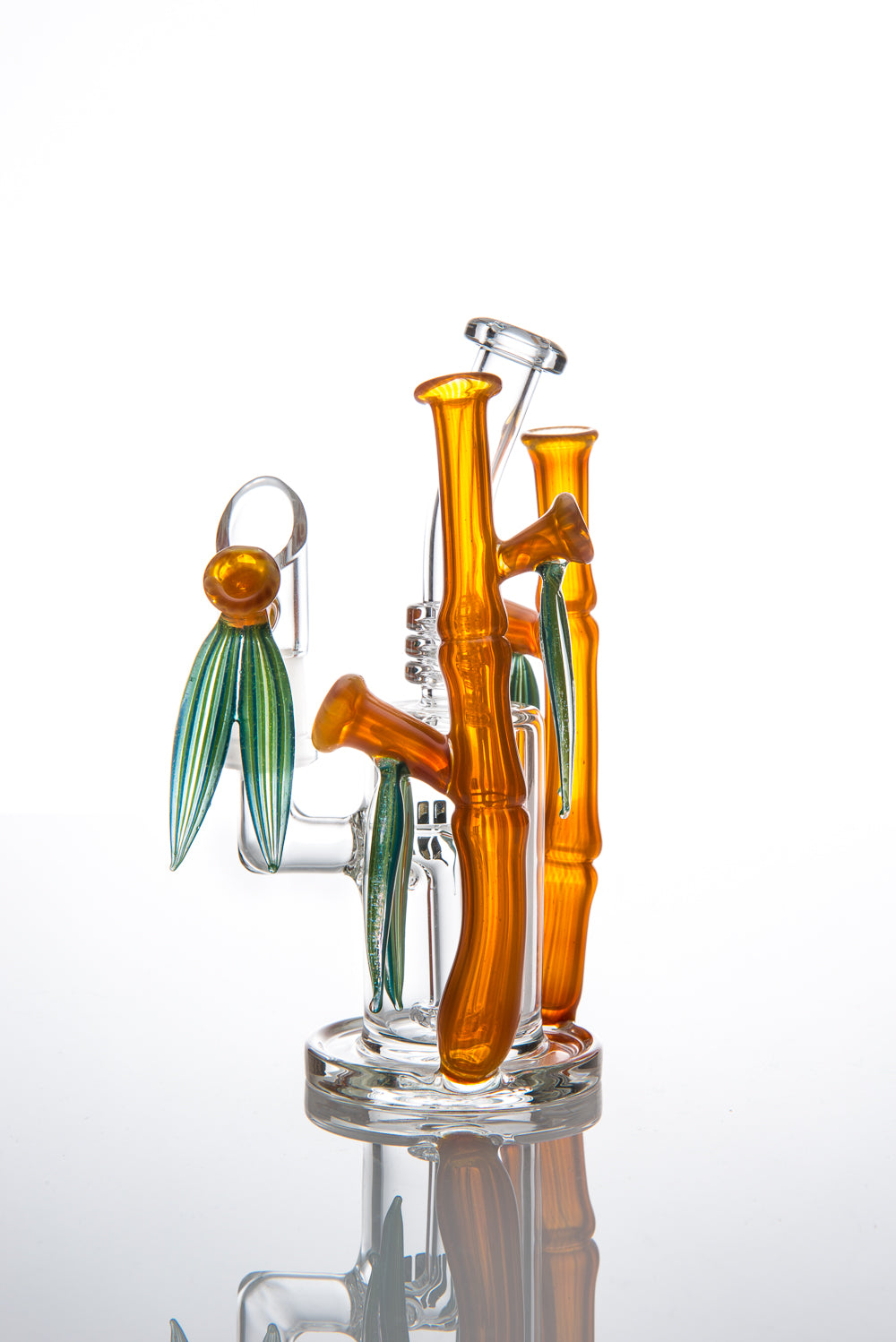 Ill Glass First Friday 50 Watt with Bamboo Shoots Collaboration with Darby Holm