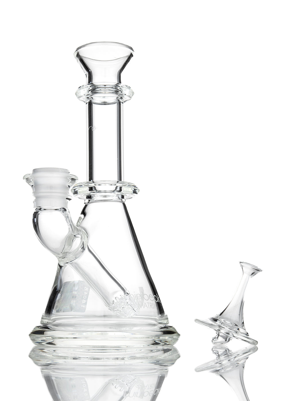 Mobius Mini Beaker with Crucible Carb Cap Mini Vapor Tube