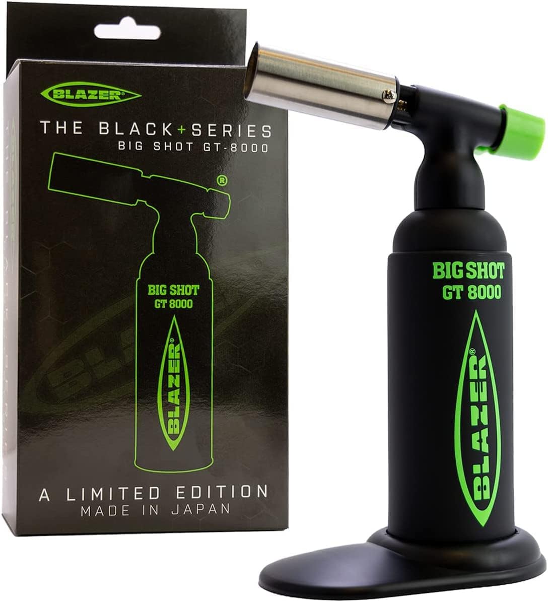 Blazer Big Shot GT 8000 Torch in Limited Edition Green -Glow in the Dark-