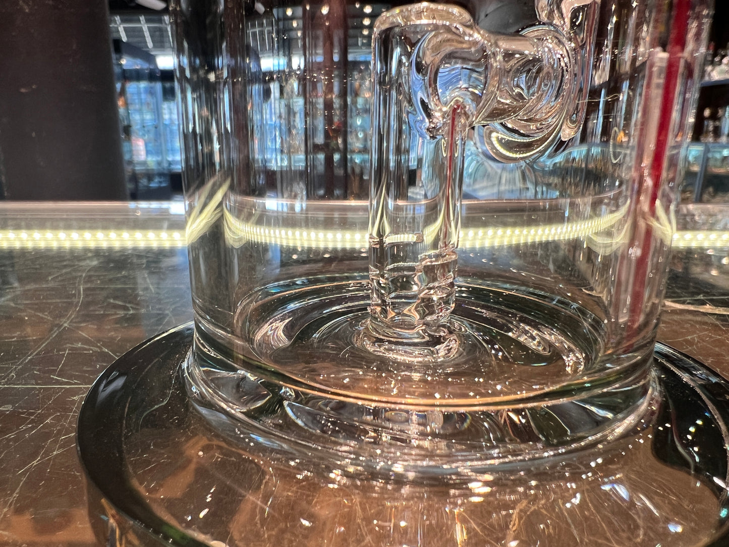 Color Accent Fat Can Fixed Stem Mini Rig (Bowl or Banger Included)