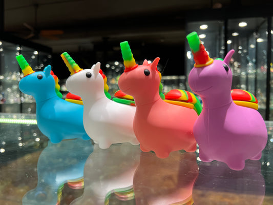 Silicone Unicorn Bubbler Pipe