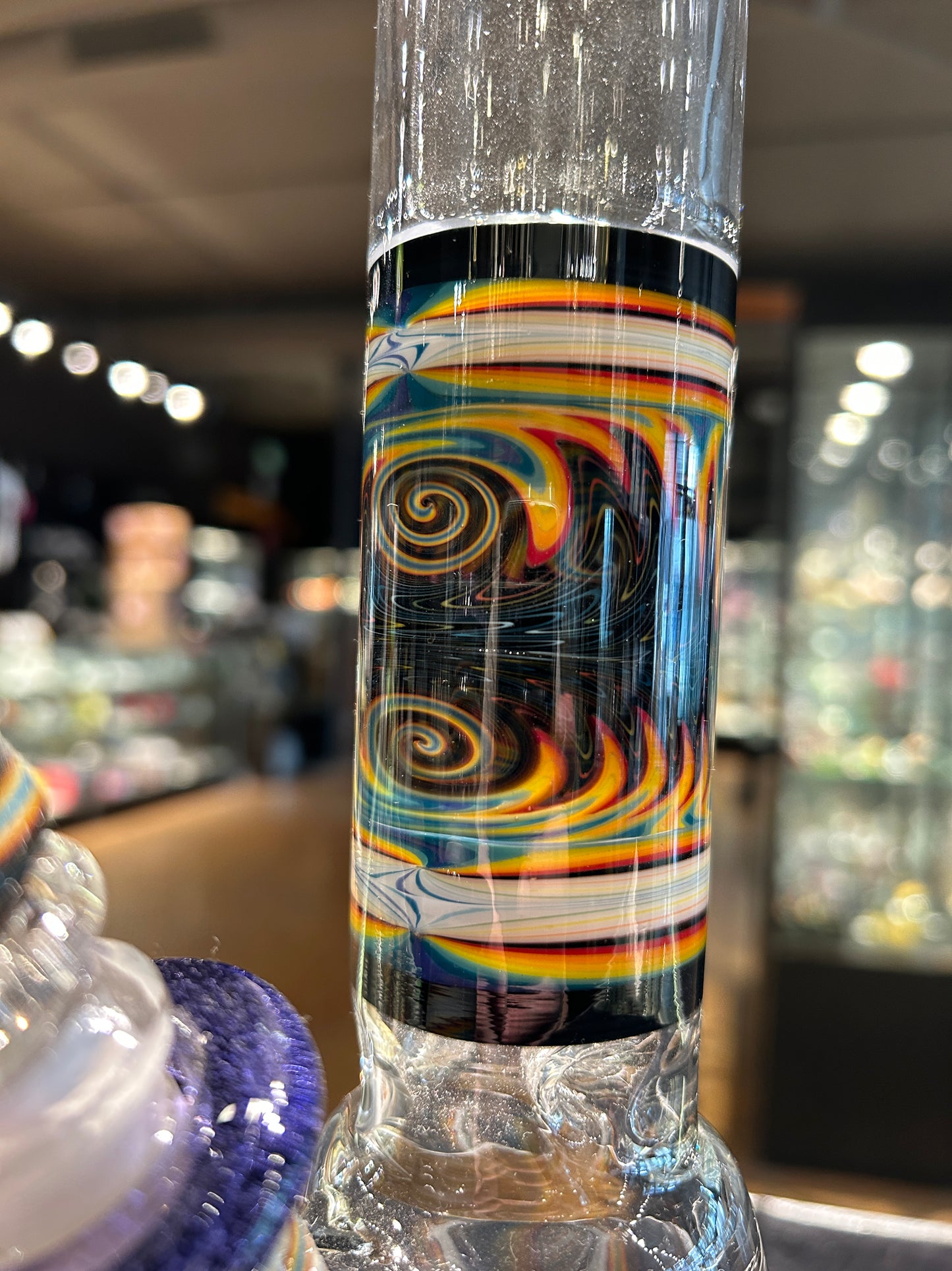 Hedman Headies Worked Beaker with Matching Downstem and Bowl (purple)