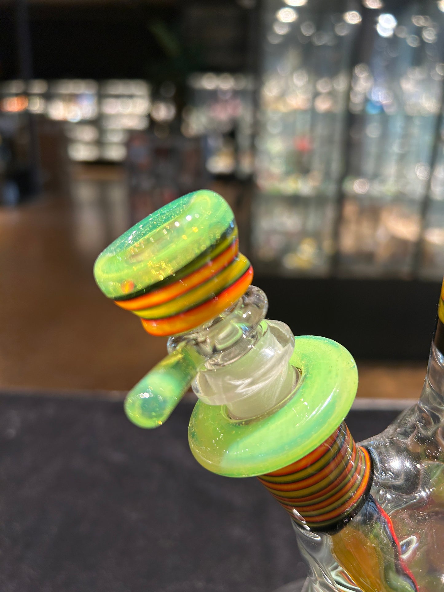 Hedman Headies Worked Beaker with Matching Downstem and Bowl (purple)
