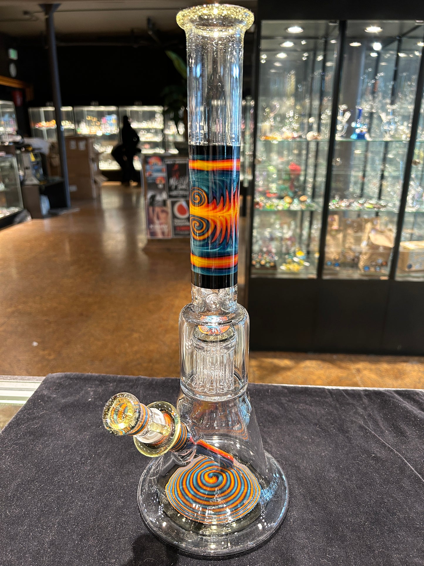 Hedman Headies Worked Beaker with Tree Perc