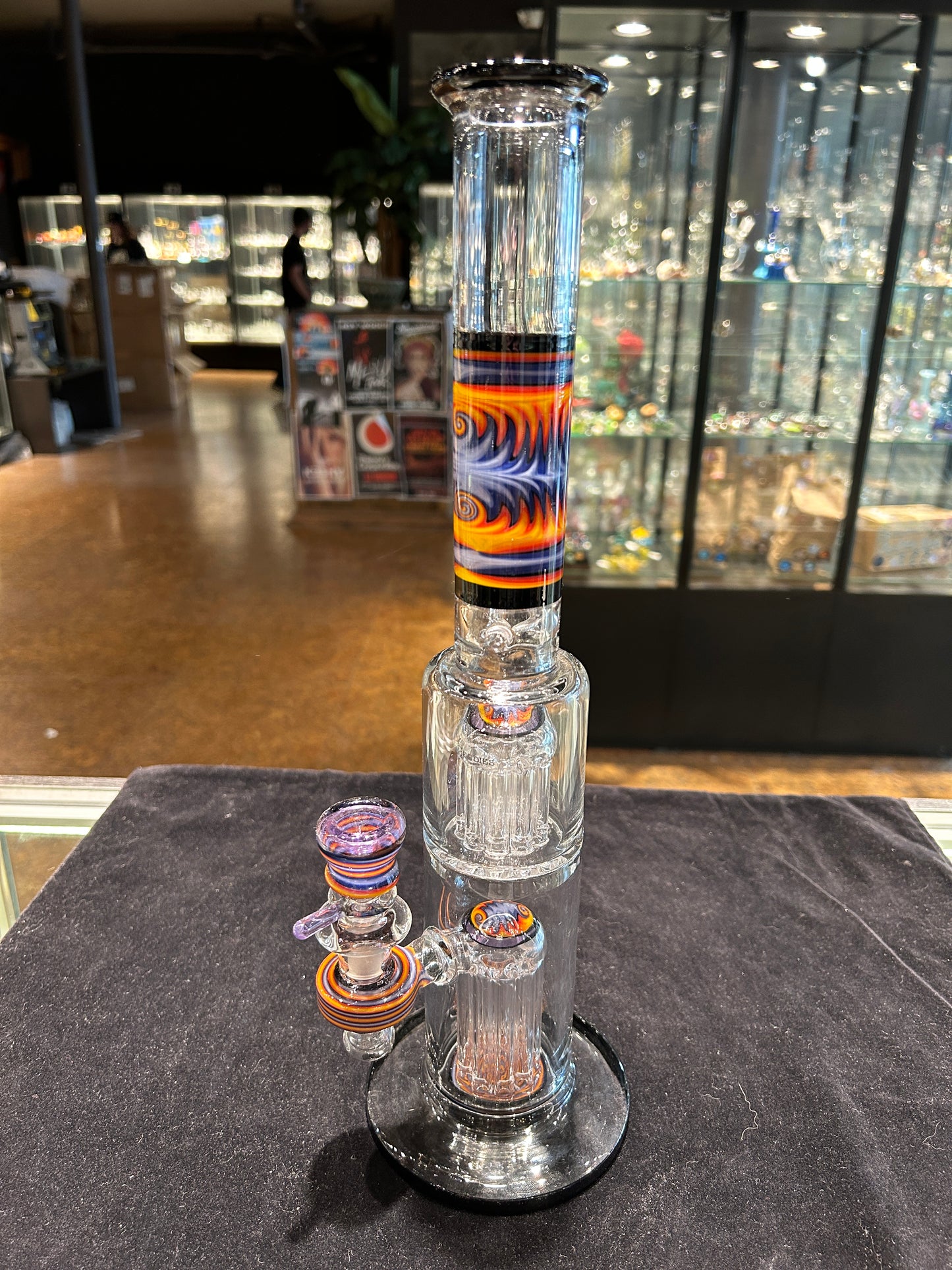 Hedman Headies Worked 10 to 10 arm Tree Perc Tube