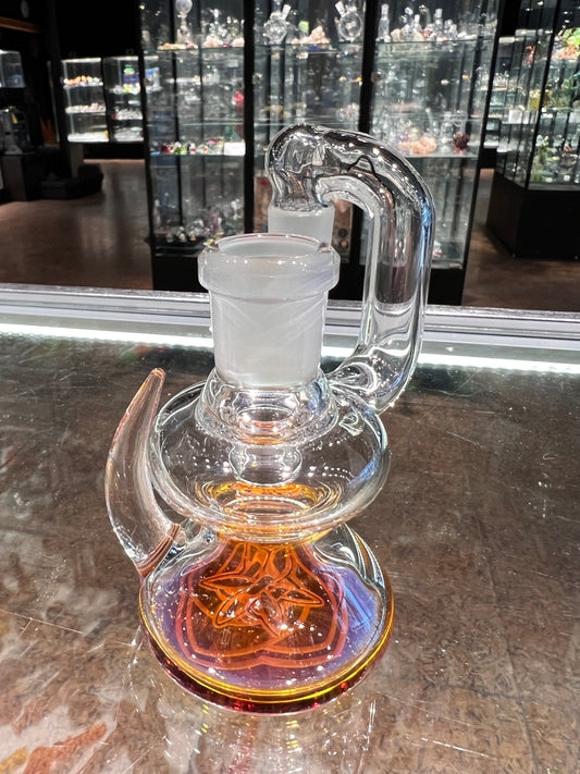 Ill Glass One of a Kind Dry Catcher 19/90 With Horn
