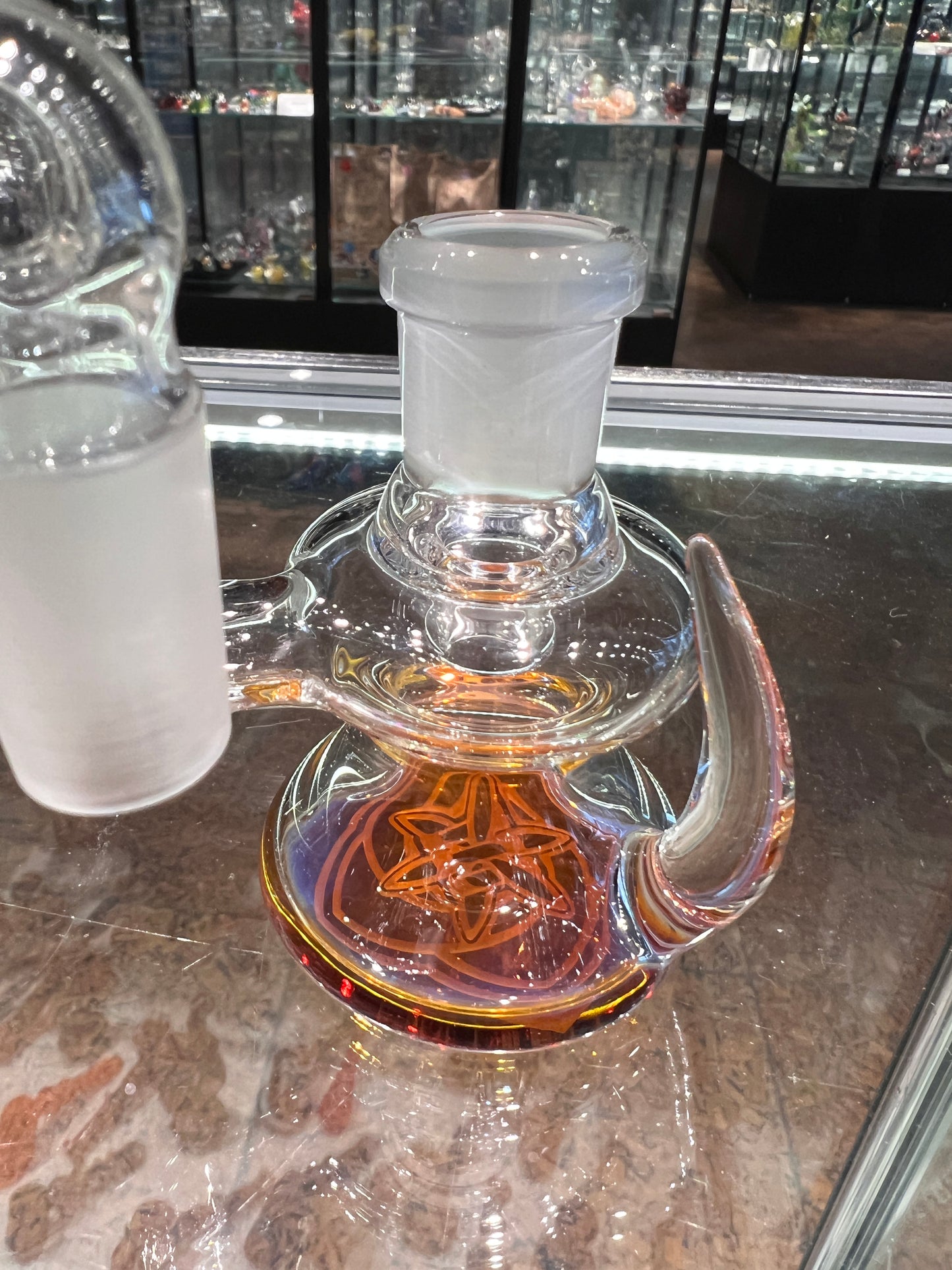 Ill Glass One of a Kind Dry Catcher 19/90 With Horn