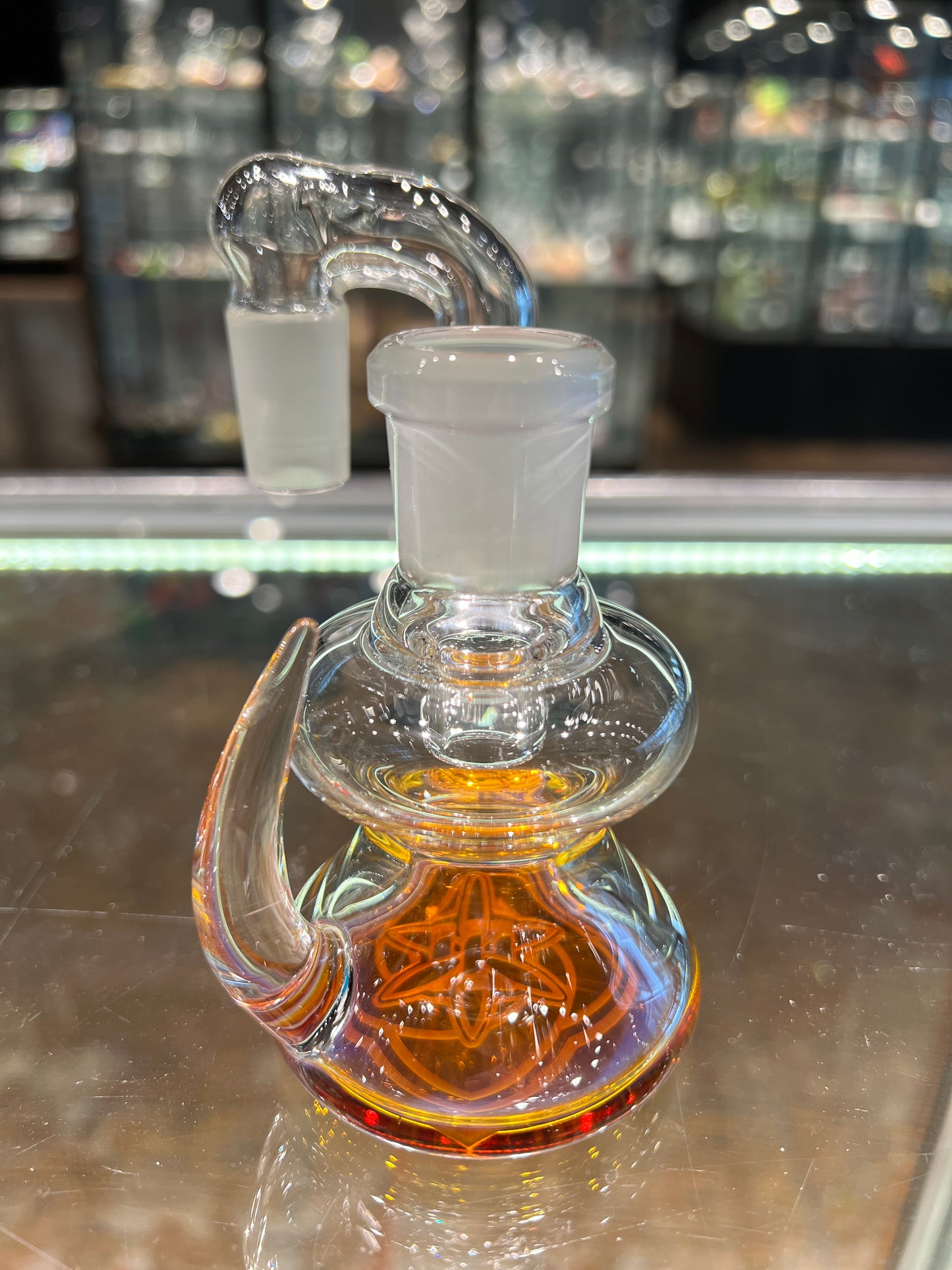 Ill Glass One of a Kind Dry Catcher 19/90 With Horn