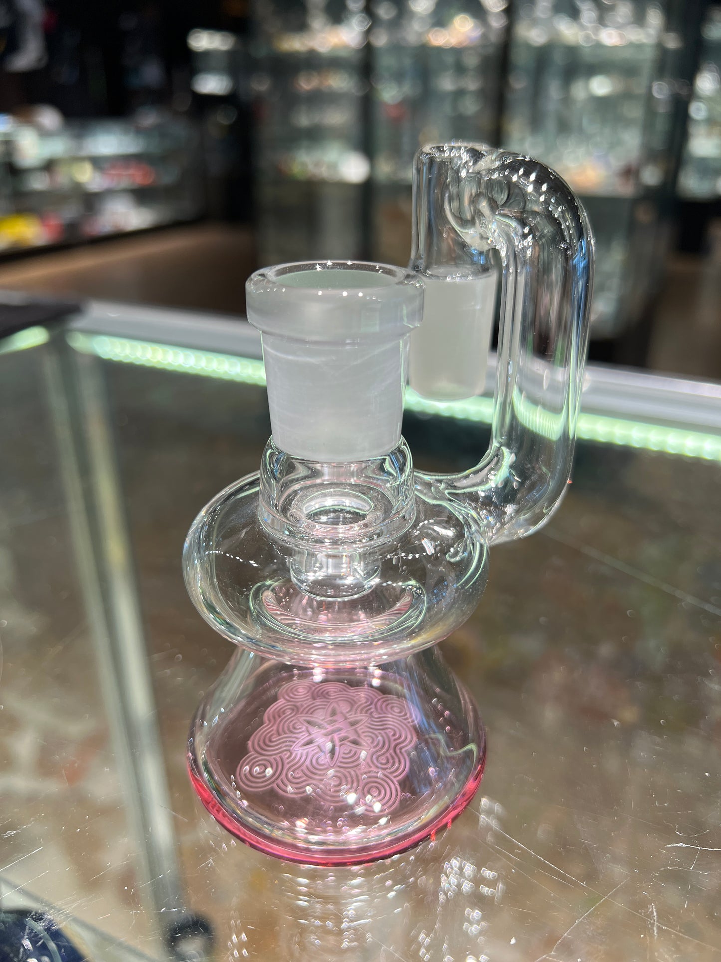 Ill GLASS 19mm Dry Catcher 90 Degree with Color accent