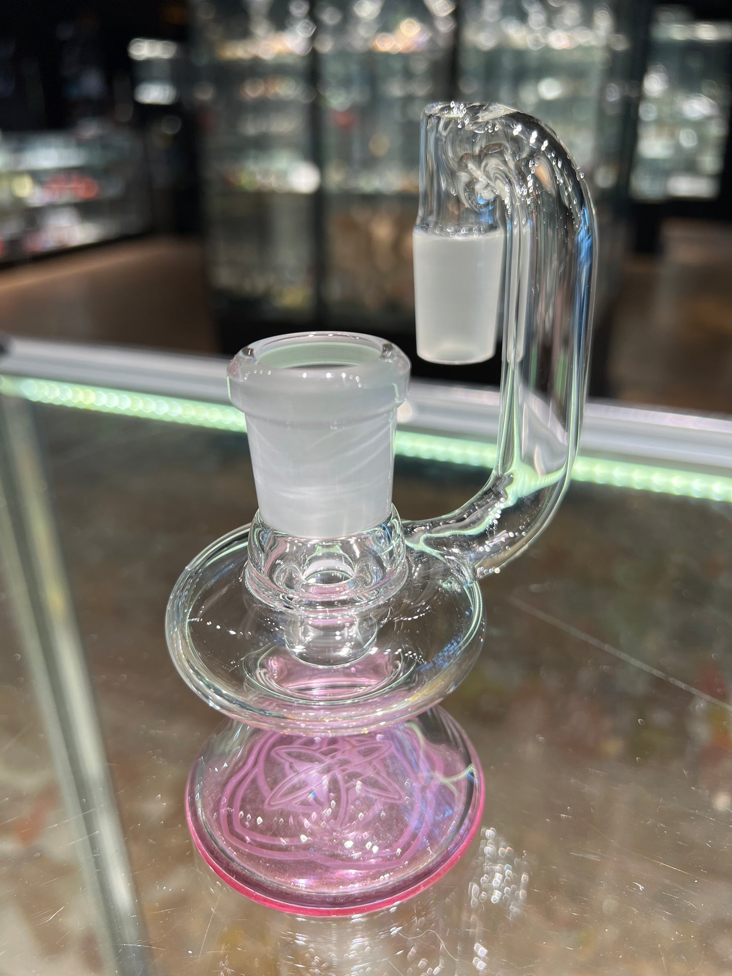 Ill GLASS 19mm Dry Catcher 90 Degree with Color accent