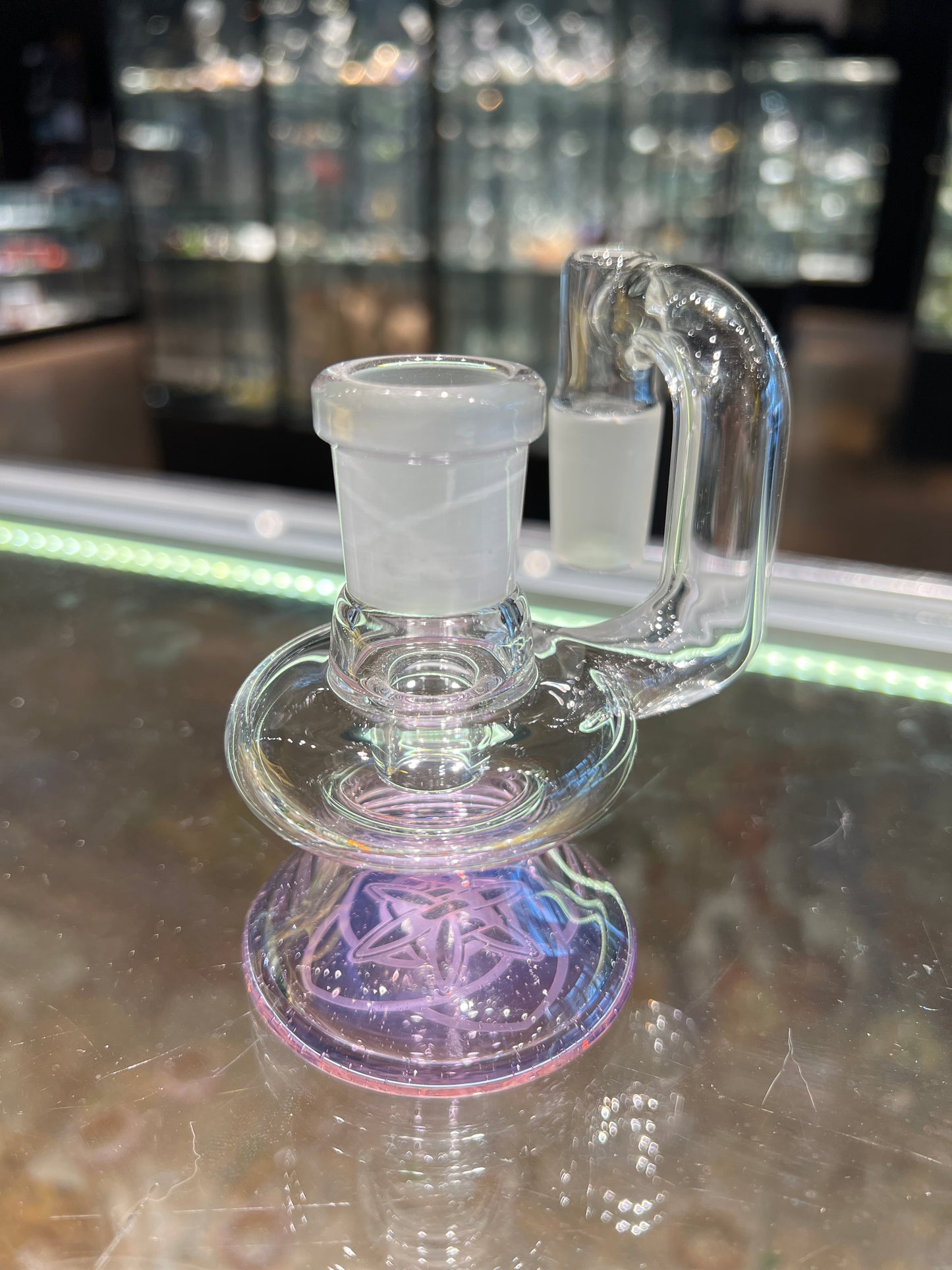 Ill GLASS 19mm Dry Catcher 90 Degree with Color accent