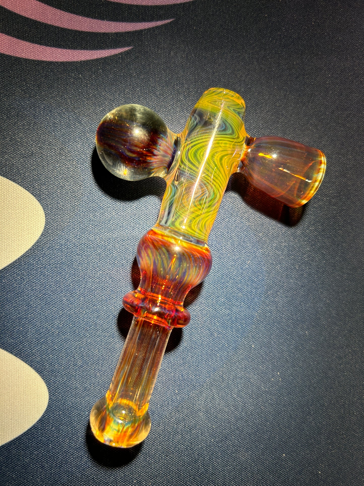 GoodHome Glass Peace Pipe 3 Section