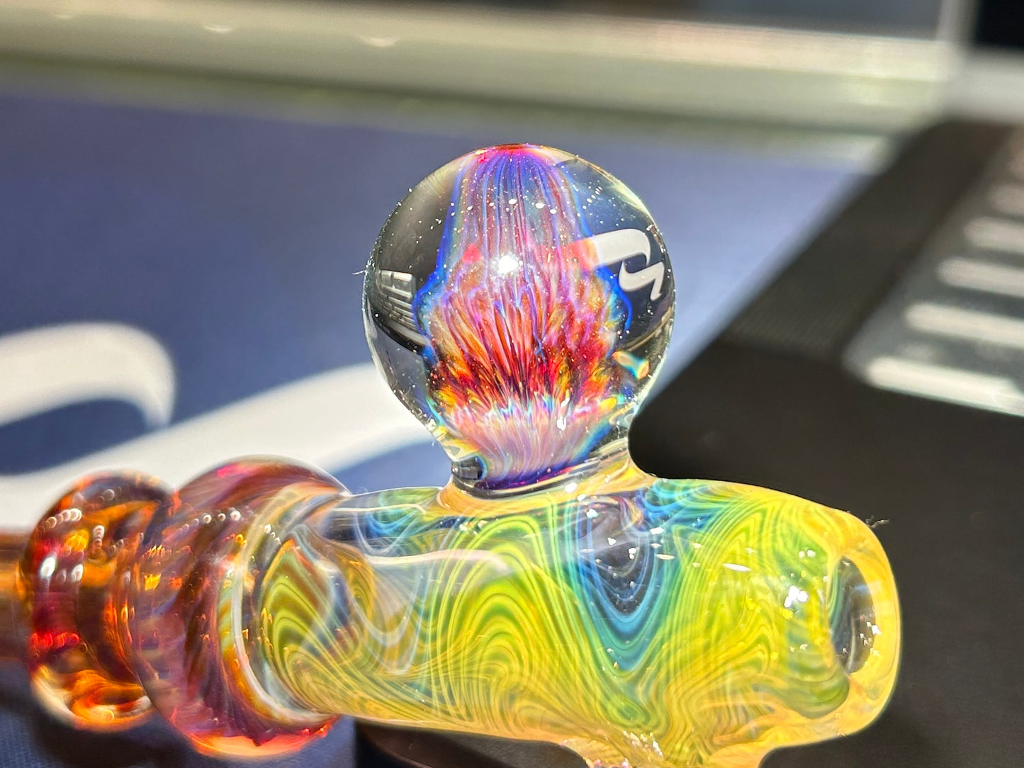 GoodHome Glass Peace Pipe 3 Section