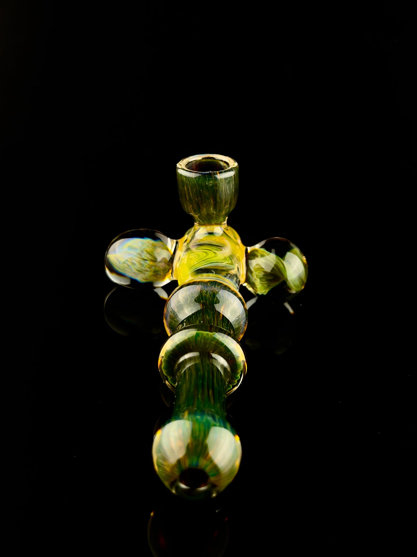 GoodHome Glass Peace Pipe 3 Section