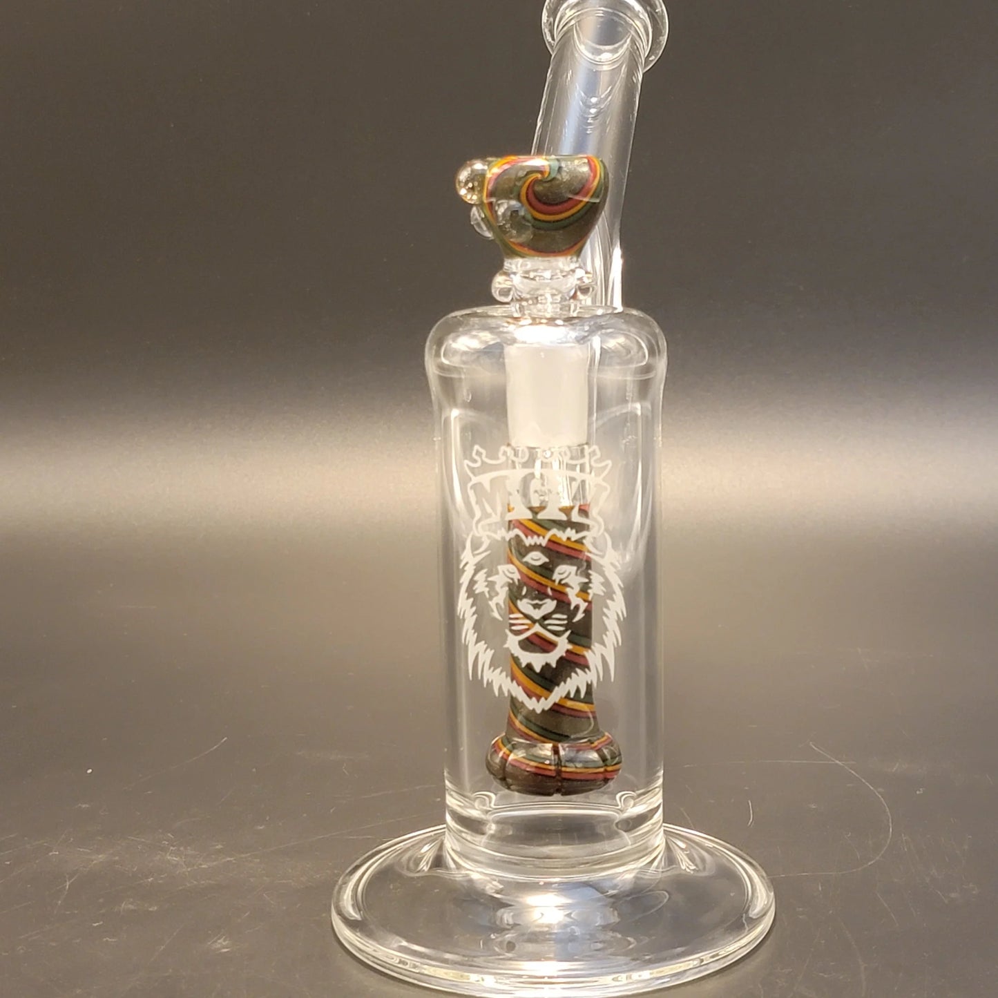 Manifest Glass Works (MGW) Worked Bubbler in Rasta