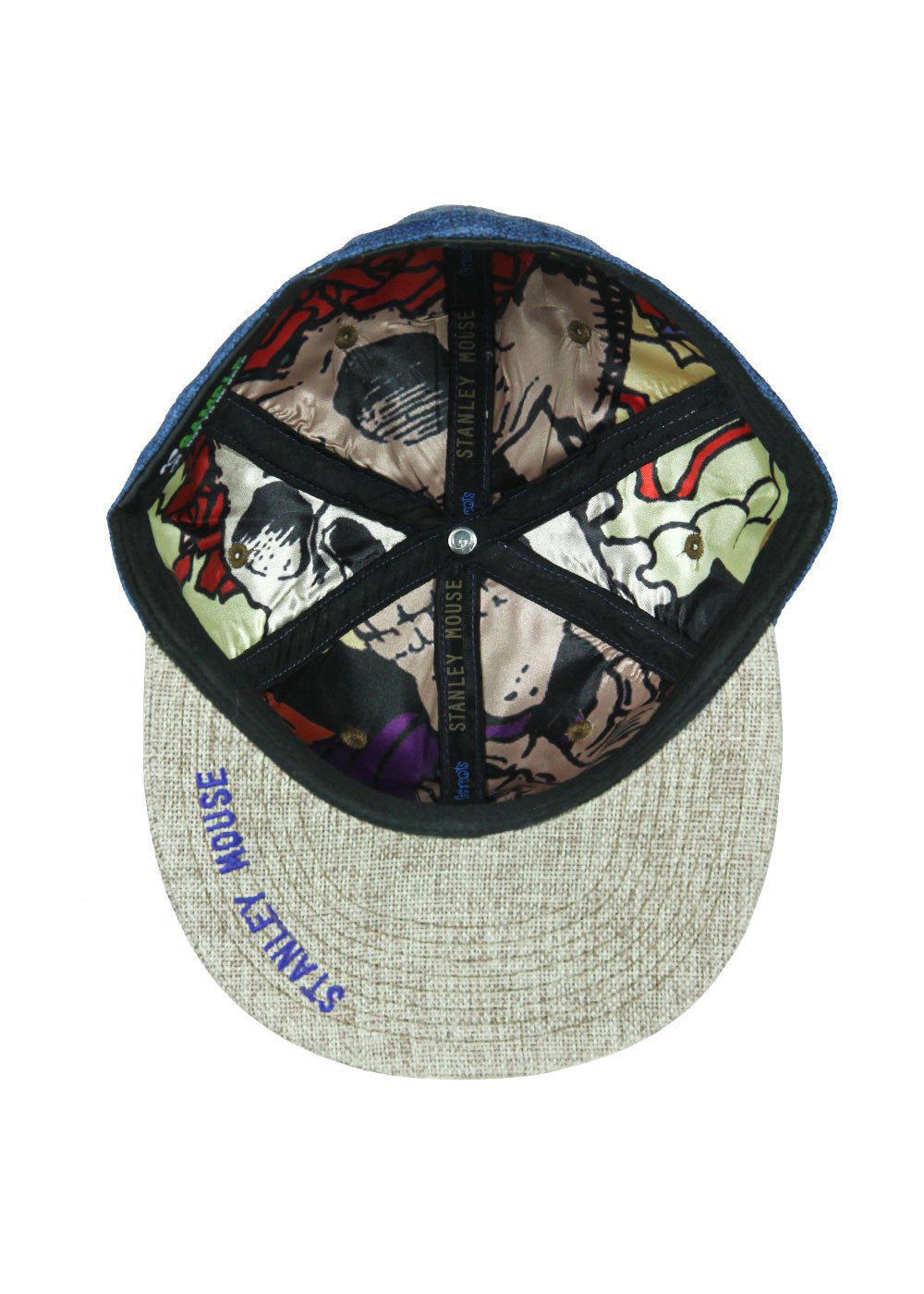 Grassroots Stanley Mouse Blue Rose Fitted Hat