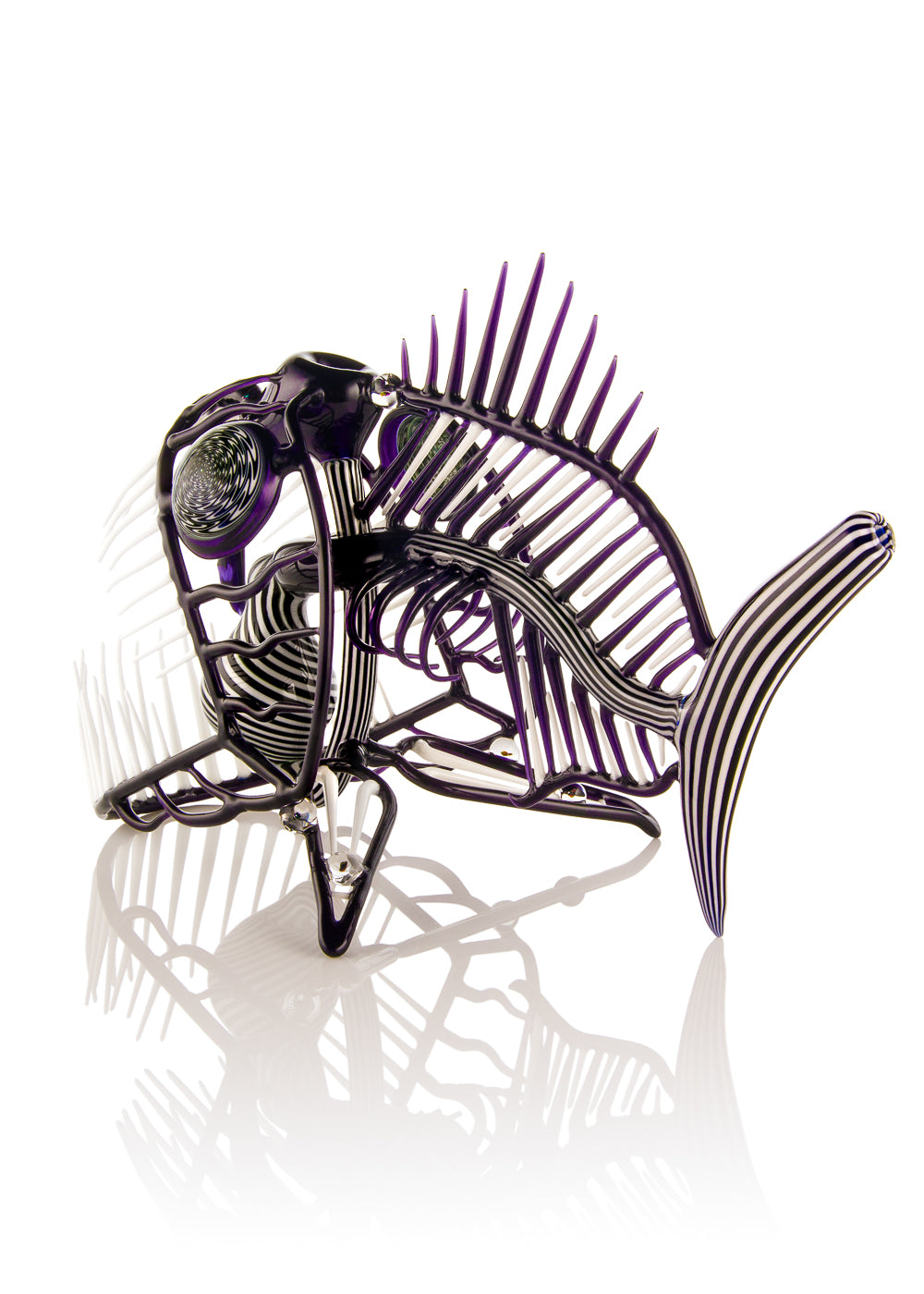 Black and White Angler Fish (Champs Flame-Off 1st Place Winner 2010) by Buck Glass