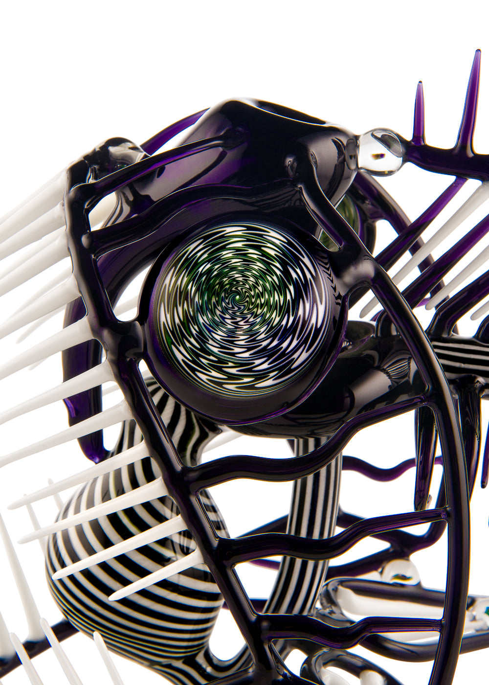 Black and White Angler Fish (Champs Flame-Off 1st Place Winner 2010) by Buck Glass