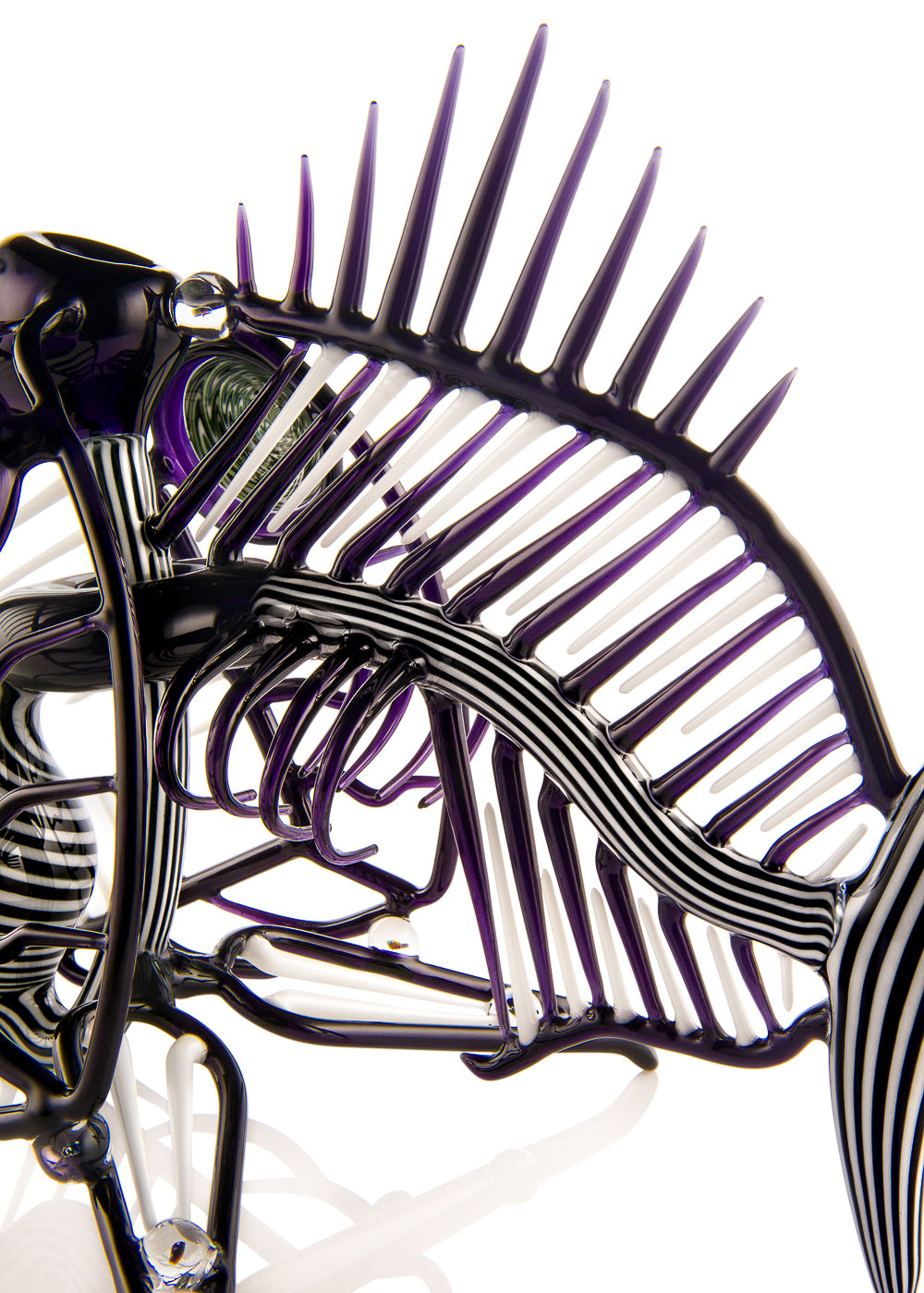 Black and White Angler Fish (Champs Flame-Off 1st Place Winner 2010) by Buck Glass