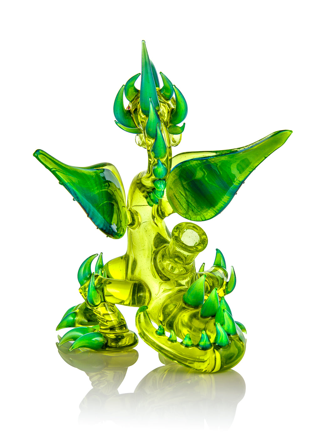 UV Reactive Half Life and Slyme Vapor Bubbler Dragon by Mike Luna