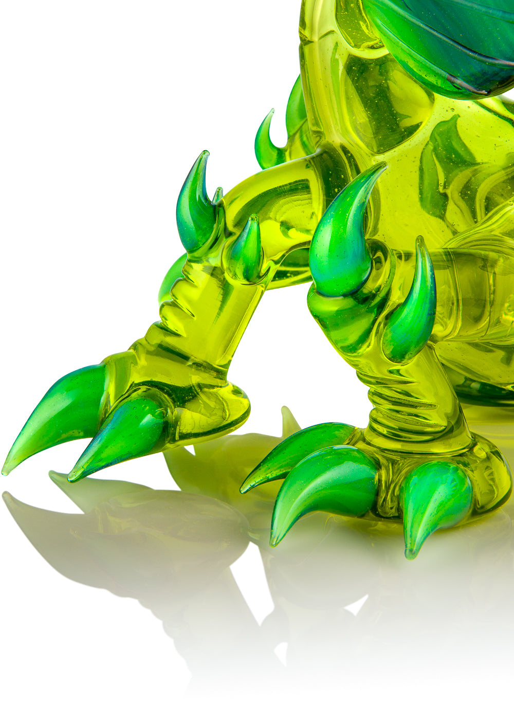 UV Reactive Half Life and Slyme Vapor Bubbler Dragon by Mike Luna