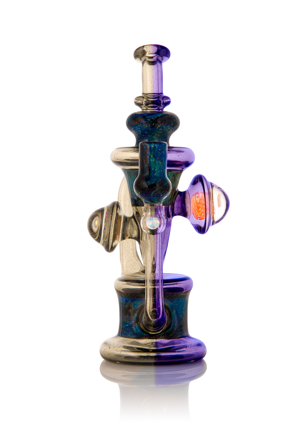 Z Cycler #8 in Blue Medusa CFL and Crushed Opal with Signed Pelican Recycler by Big Z