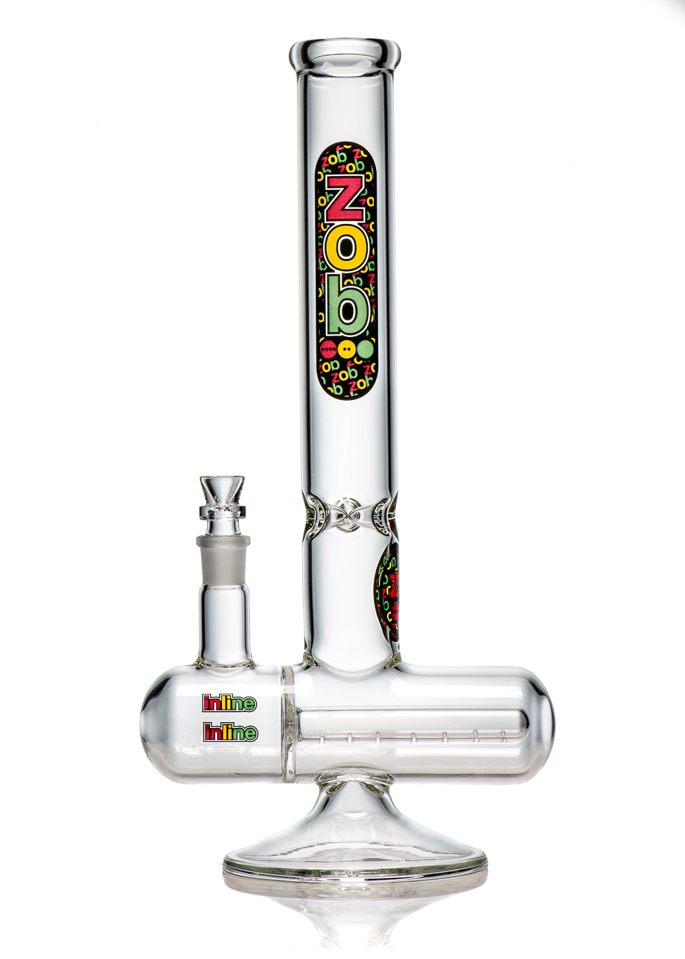 Zob 14" Inline Tube with Logo in Orange/Black