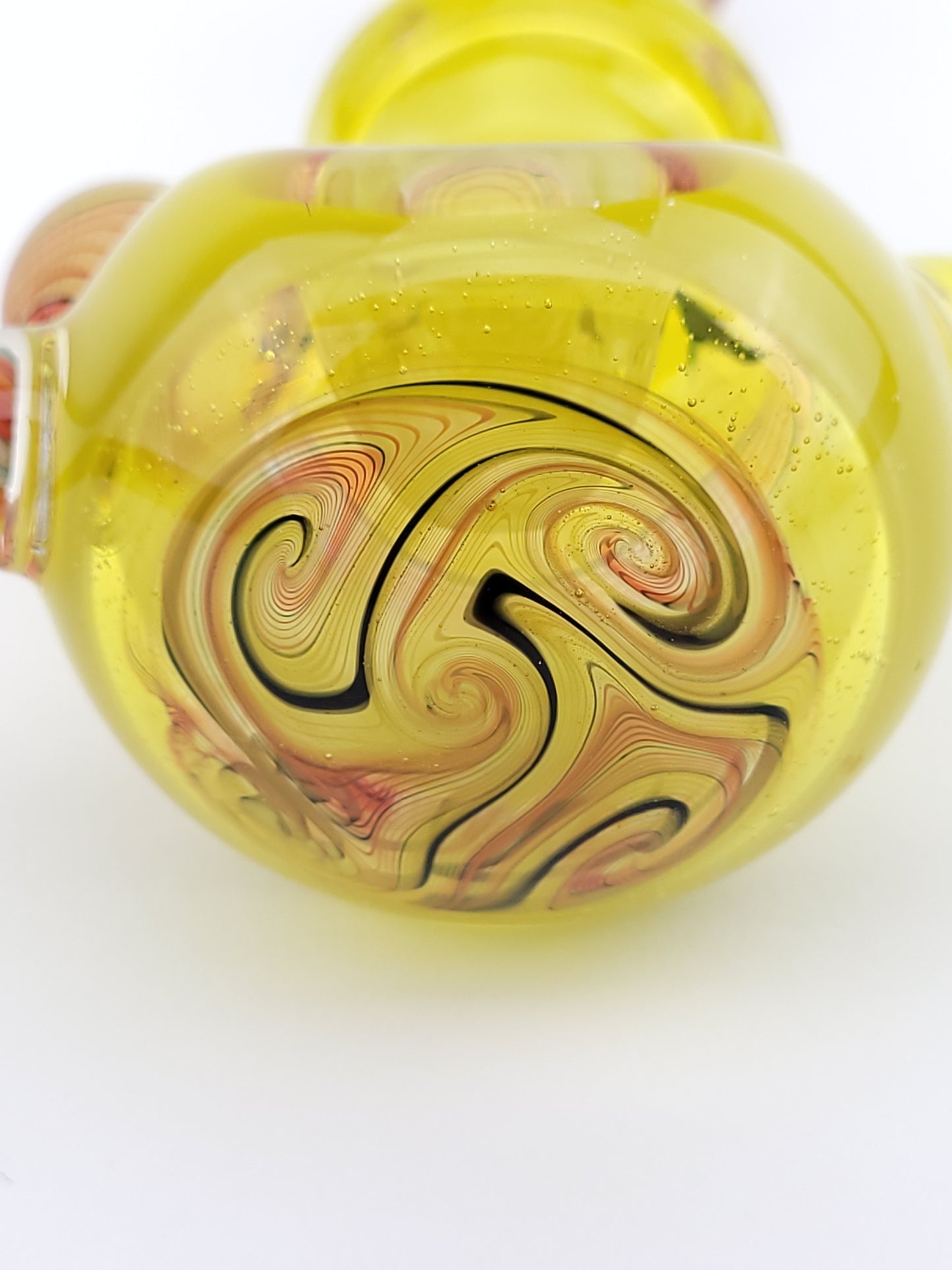 Cowboy Glass Yellow Spoon Hand Pipe