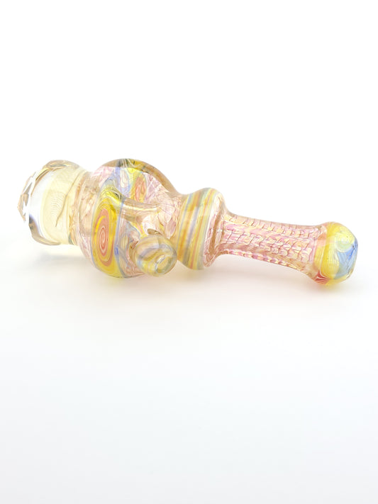 Cowboy Glass Faceted Spoon HP