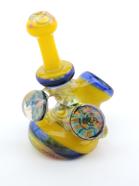 COWBOY Squater Yellow W/ Millies and Faceted Attachments