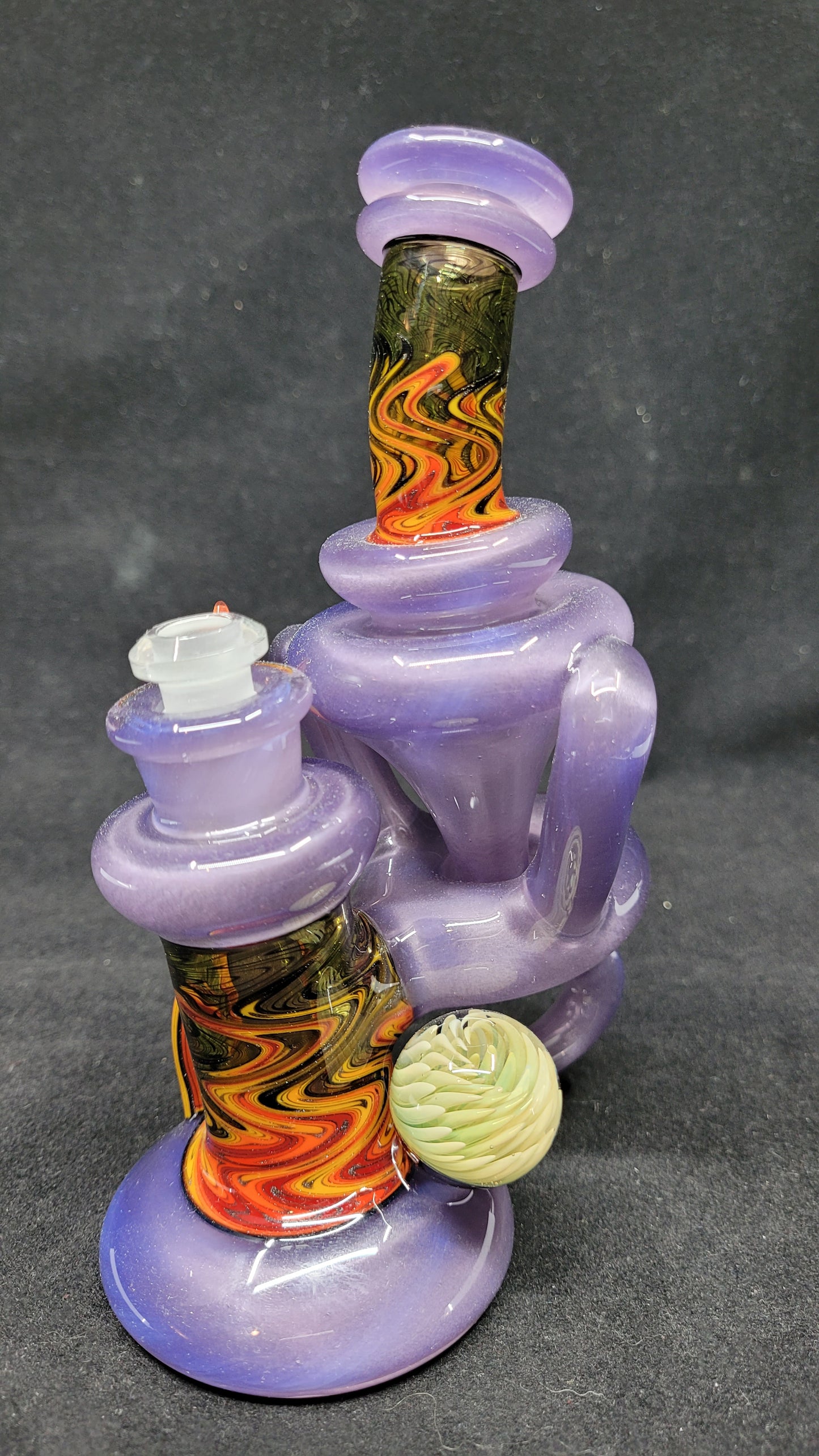 Mini ReBubblers W/ Line Work, Horns & Marble by CRUX GLASS