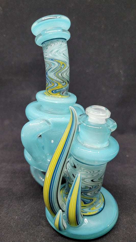 Mini ReBubblers W/ Line Work, Horns & Marble by CRUX GLASS