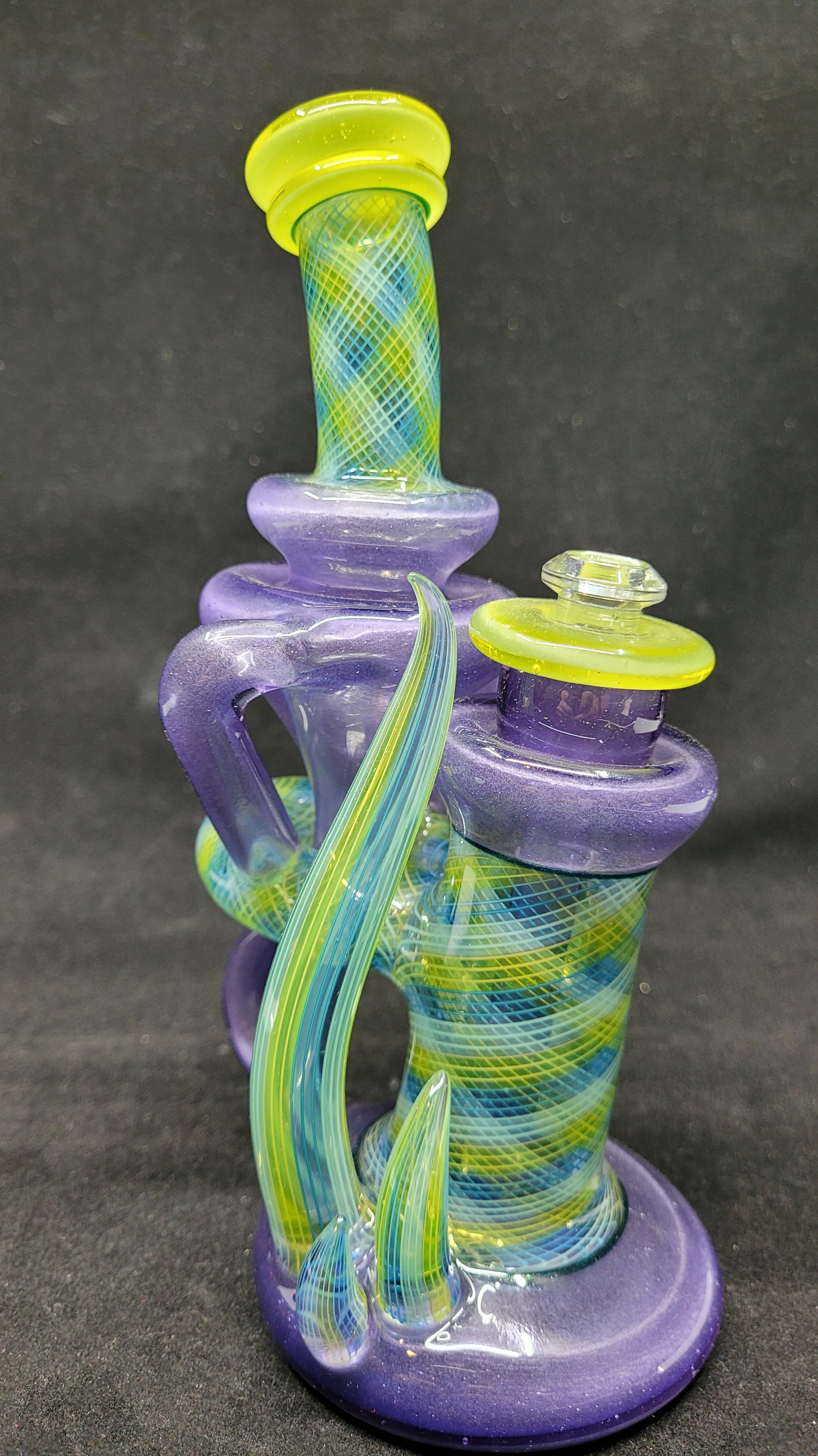 ReBubblers W/ Retti Linework, Horns, Opal, & Marble by CRUX GLASS