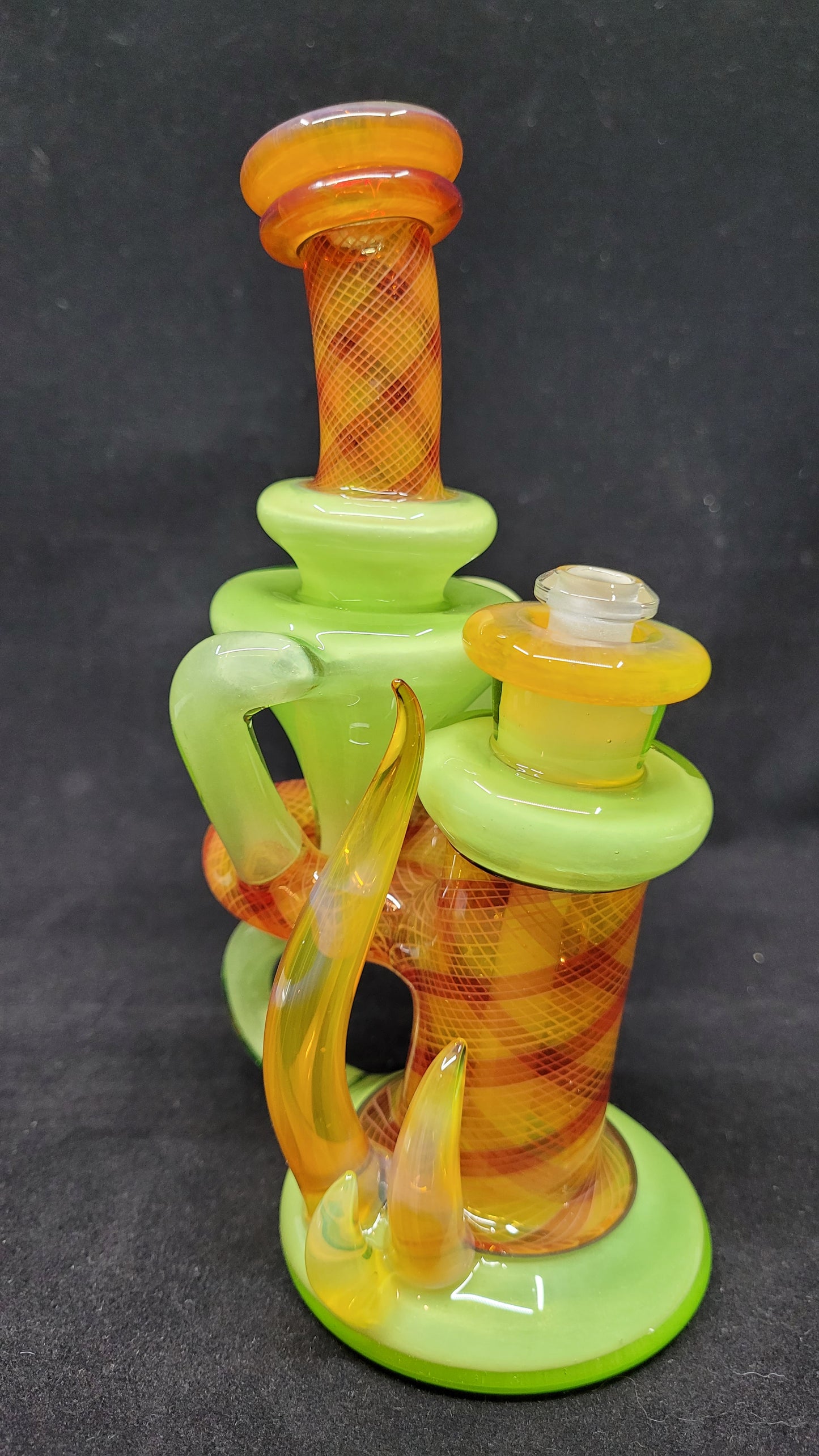 ReBubblers W/ Retti Linework, Horns, Opal, & Marble by CRUX GLASS