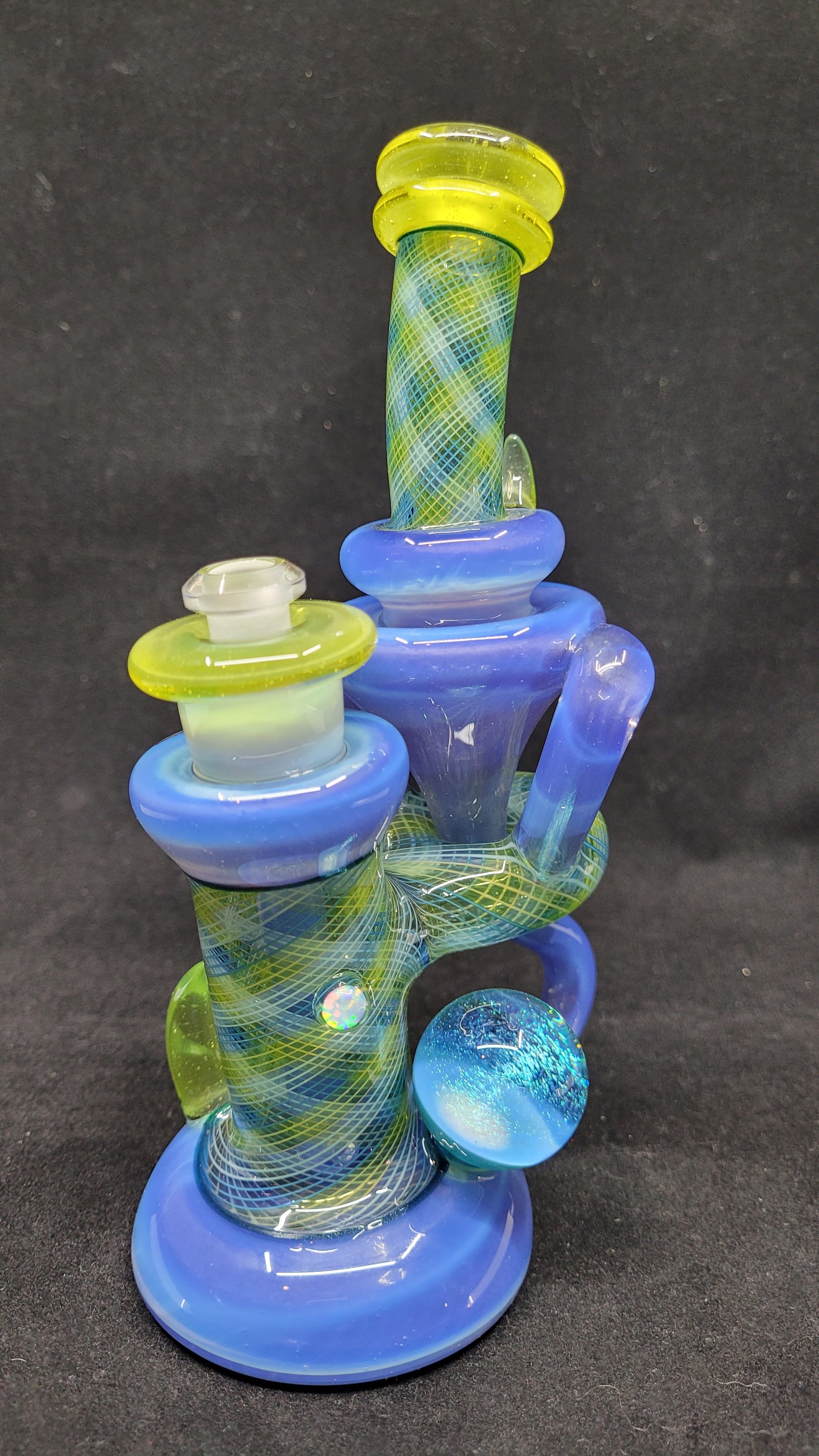 ReBubblers W/ Retti Linework, Horns, Opal, & Marble by CRUX GLASS