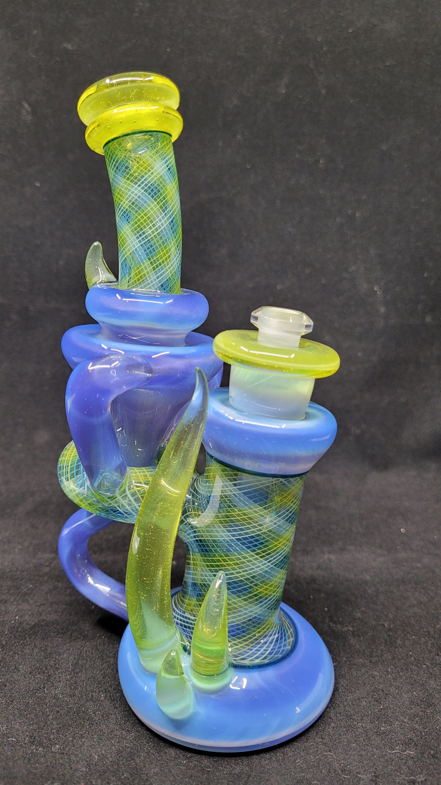 ReBubblers W/ Retti Linework, Horns, Opal, & Marble by CRUX GLASS