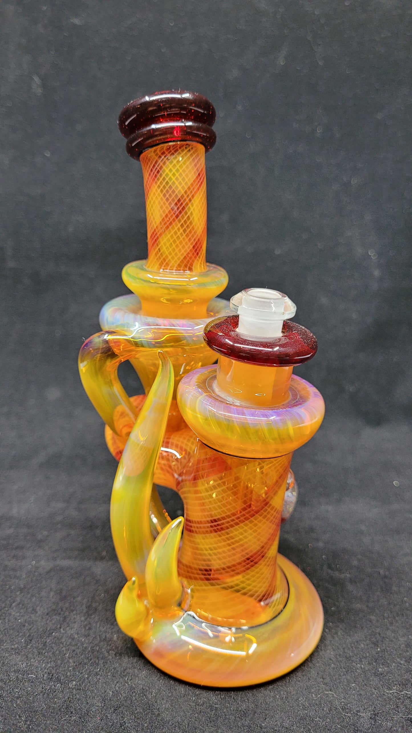 ReBubblers W/ Retti Linework, Horns, Opal, & Marble by CRUX GLASS