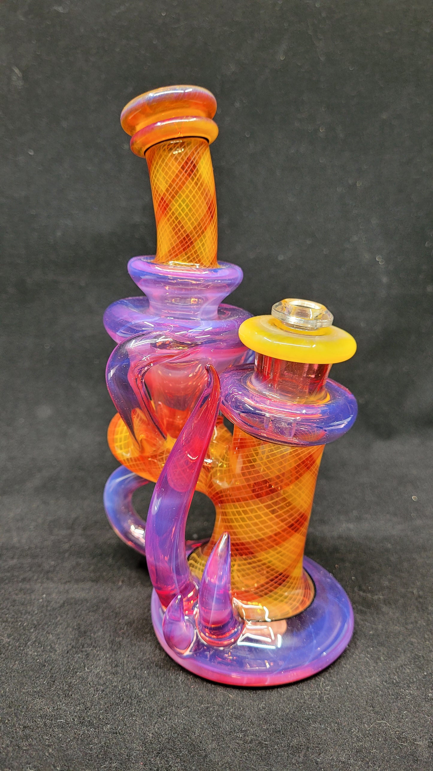 ReBubblers W/ Retti Linework, Horns, Opal, & Marble by CRUX GLASS