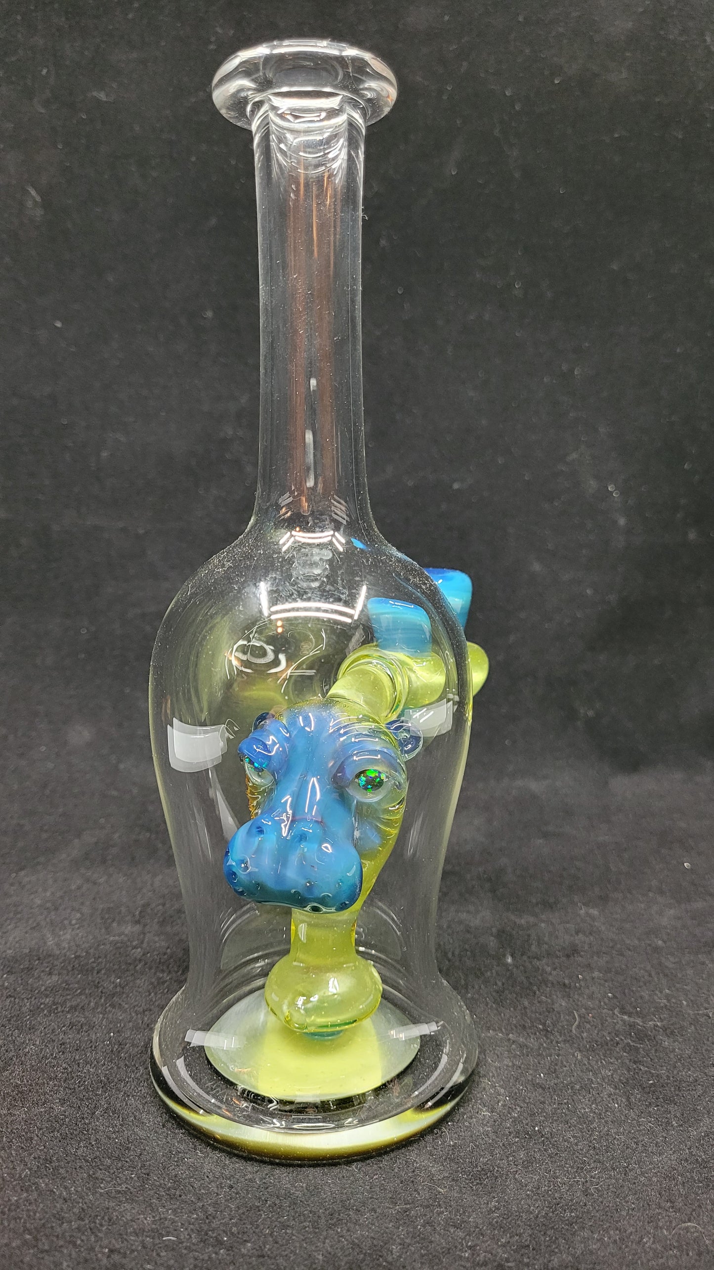 Straight Clear Hippo Tubes by CRUX GLASS