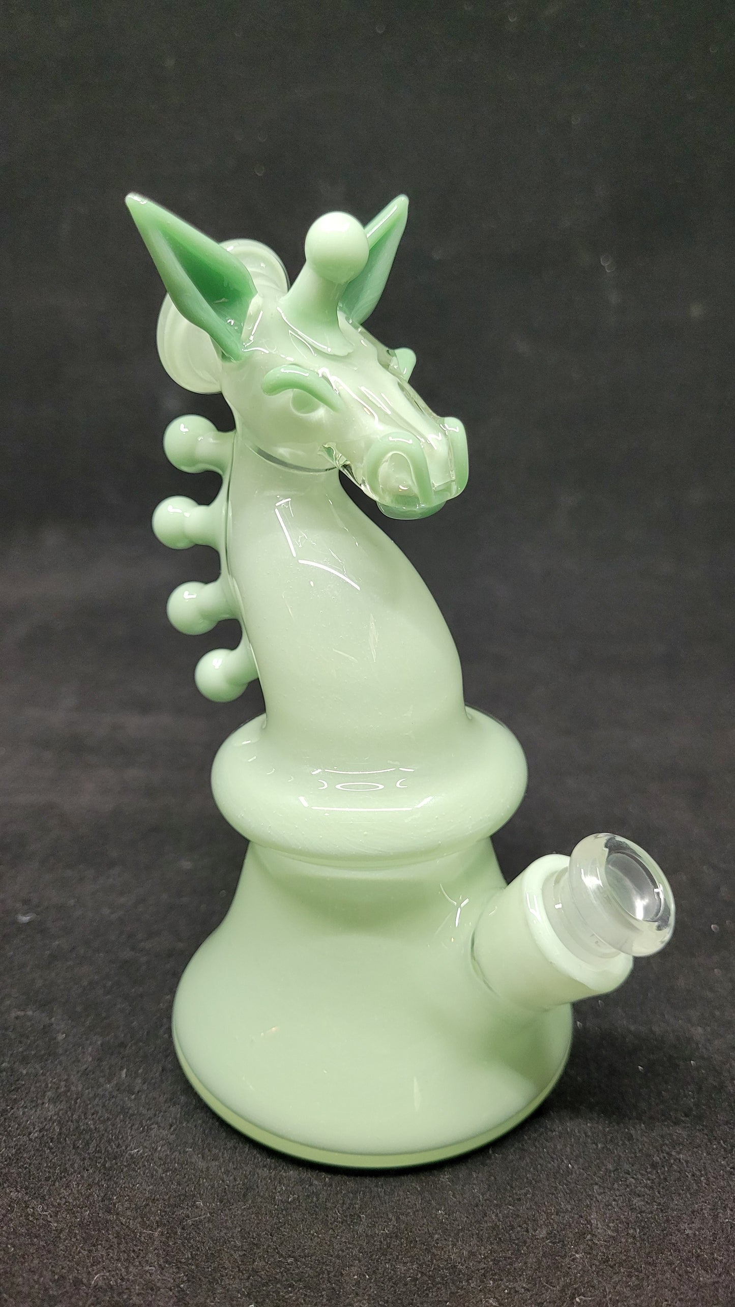 Halliecat Turquoise Horse Bubbler 10mm
