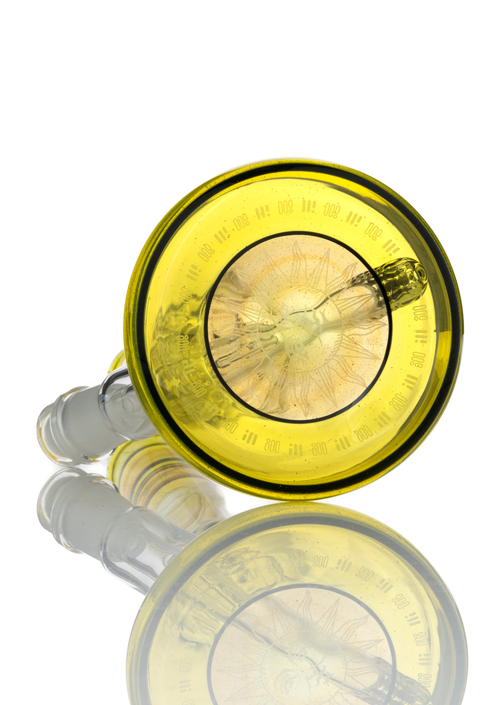 Ill Glass Custom 38mm 15" Beaker in Thomas's Yellow, Terps, and Thomas's Orange