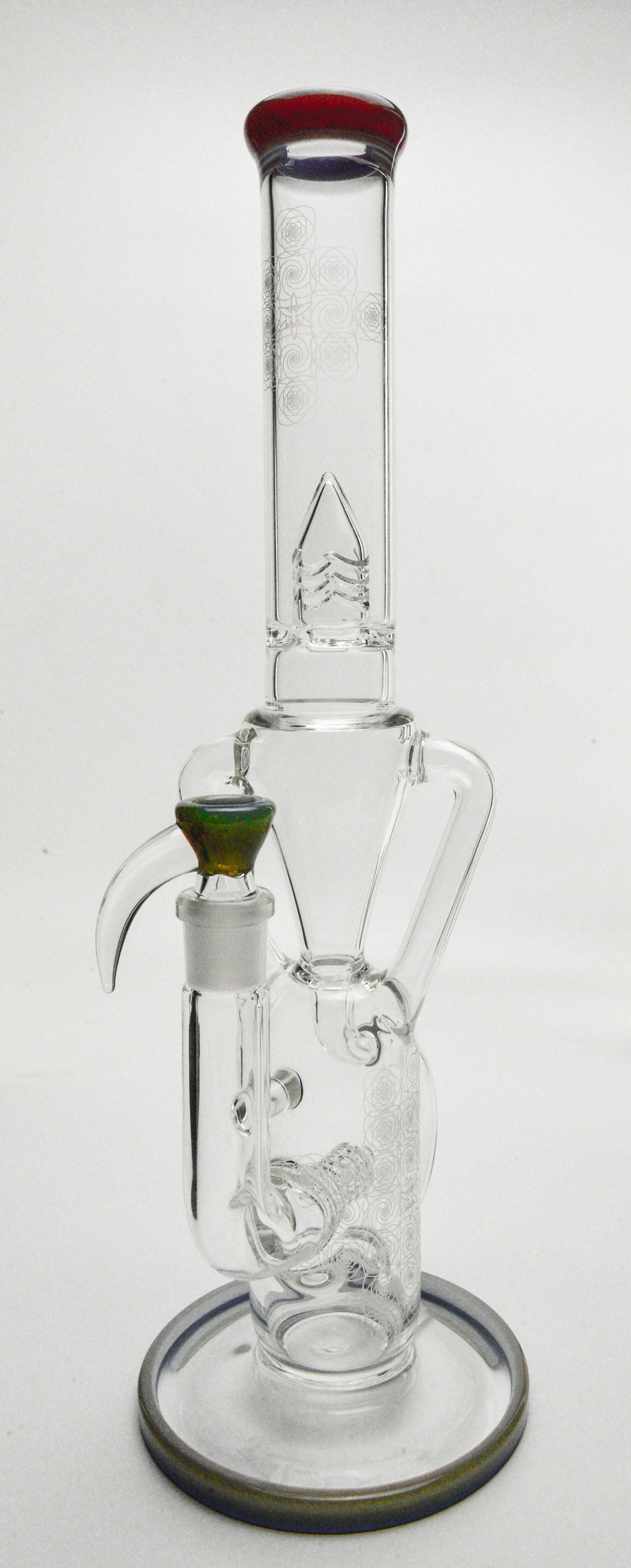 Ill Glass SSK Opalean Over Blue Satin