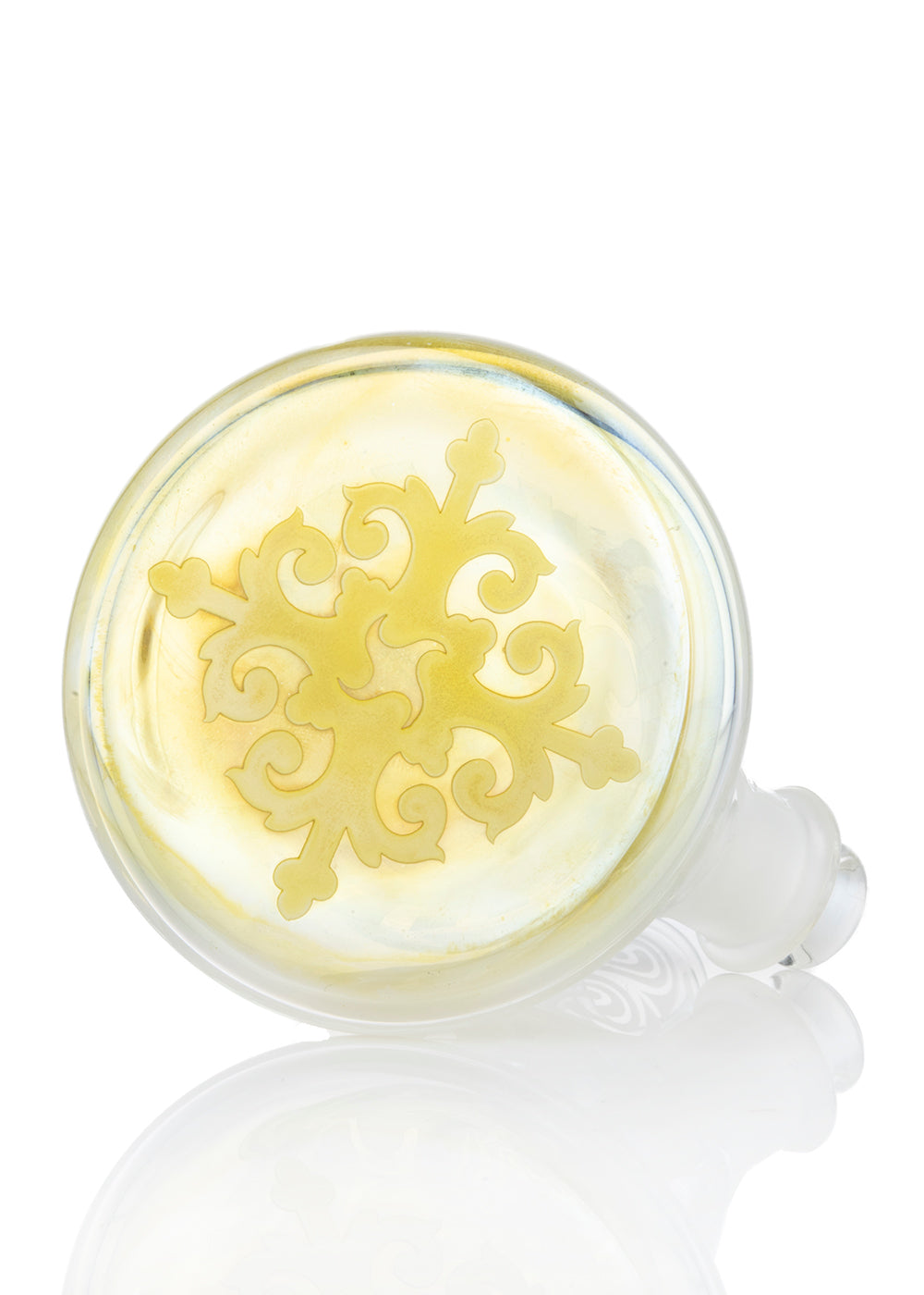 Fumed Bell Bottom Beaker Mini Vapor Tube with Unique Blasting by Liberty 503