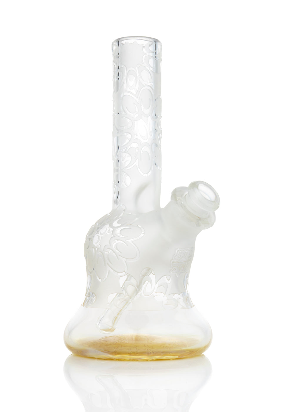 Fumed Bell Bottom with Unique Blasting Mini Tube by Liberty 503