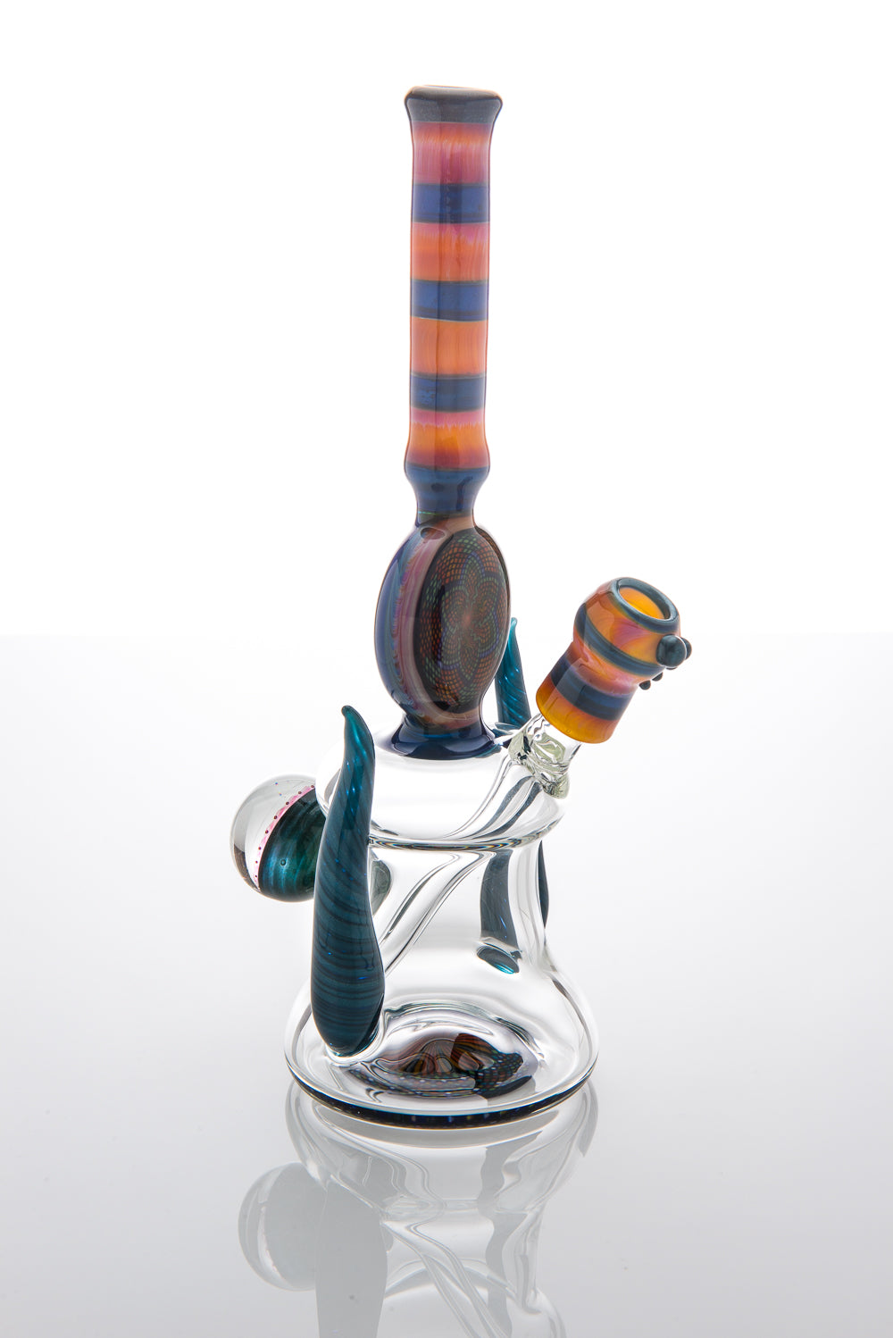 Filla Flip Bubbler with Horns Collaboration by E-Box and Adam Reetz