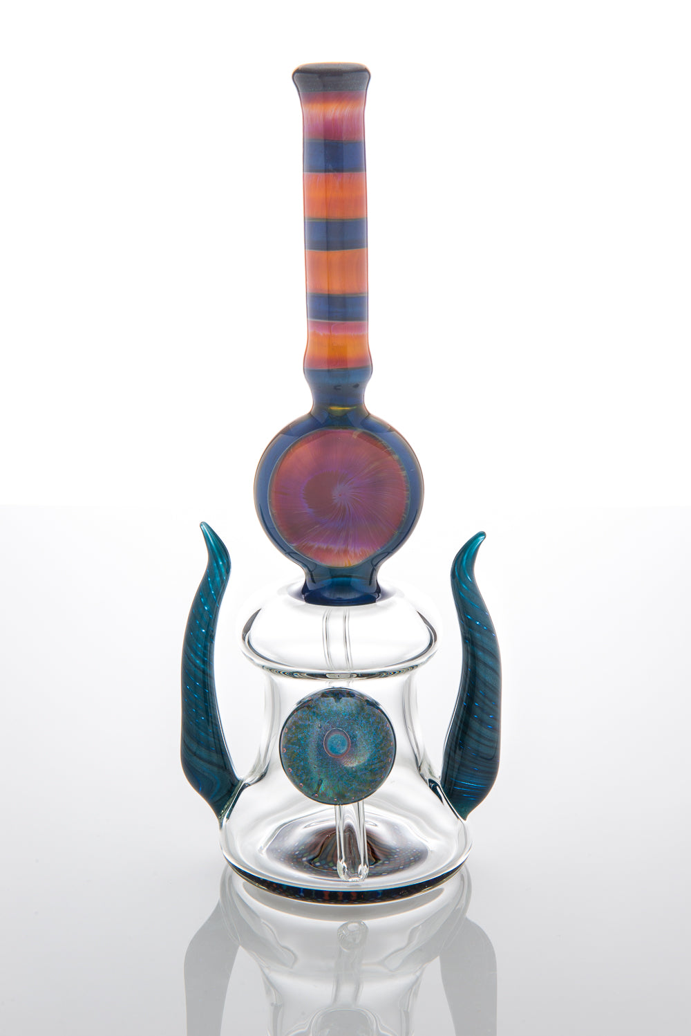 Filla Flip Bubbler with Horns Collaboration by E-Box and Adam Reetz