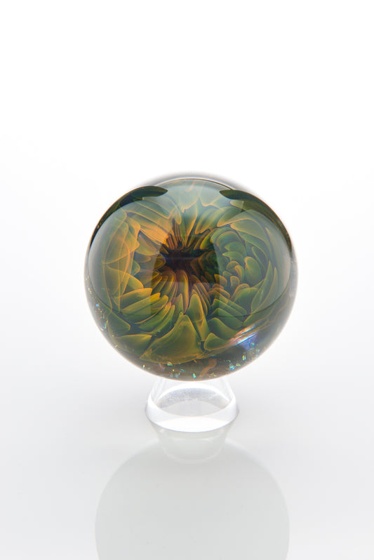 Large Fumed Marble with Backing #65 and Certificate of Authenticity by Freddy Faerron