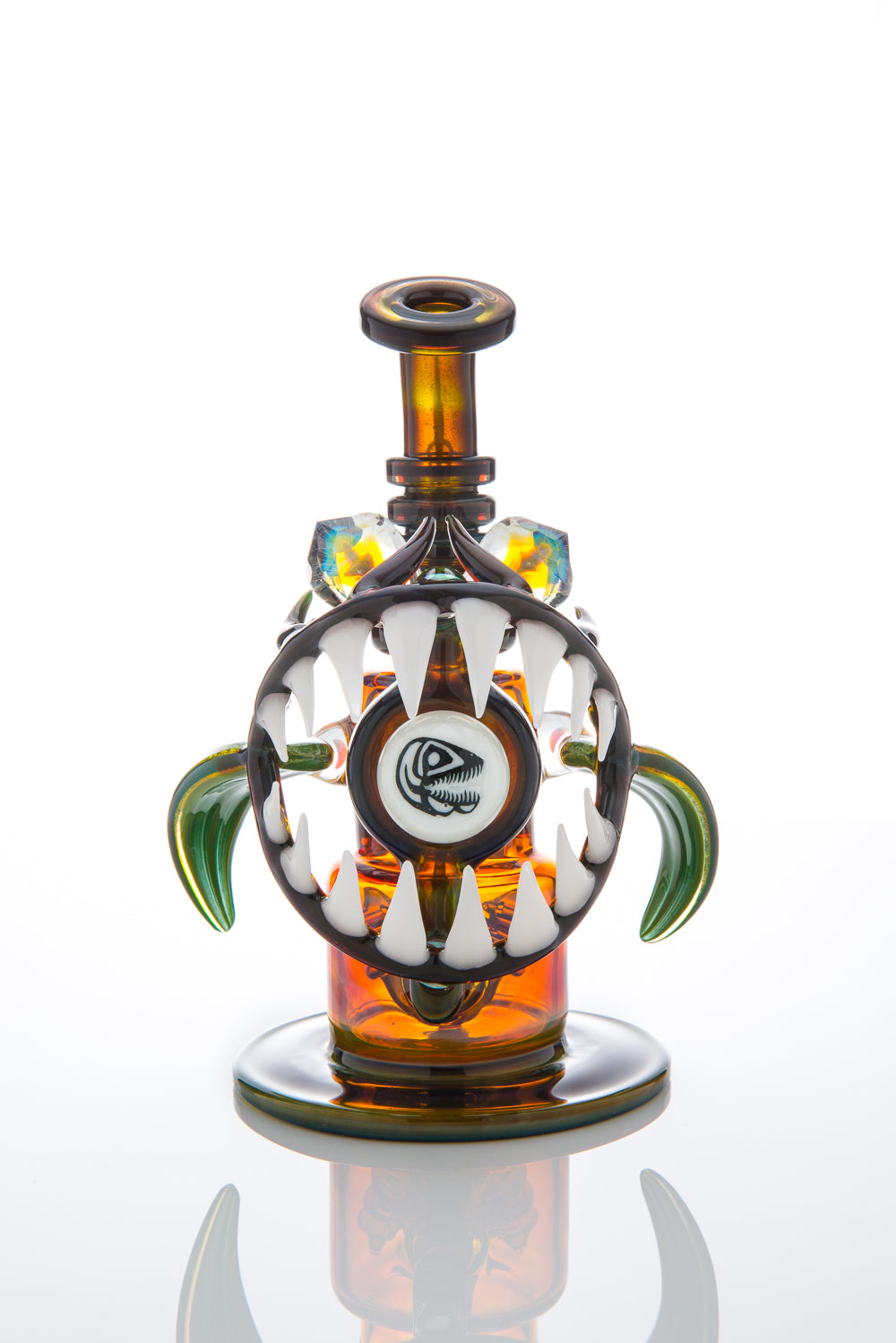 Ill Glass Alien Tech Fish Flux Cycler Collaboration with Jason Lee, Buck, Darby, and Adam G.